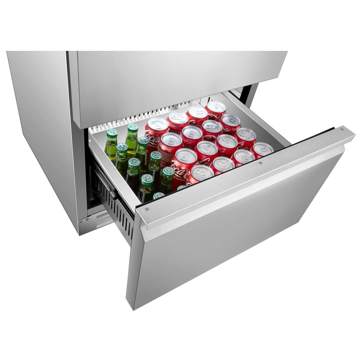 Cavin - Freestanding Beer Cooler - Outdoor Beer Fridge - Outdoor Collection 51D Stainless