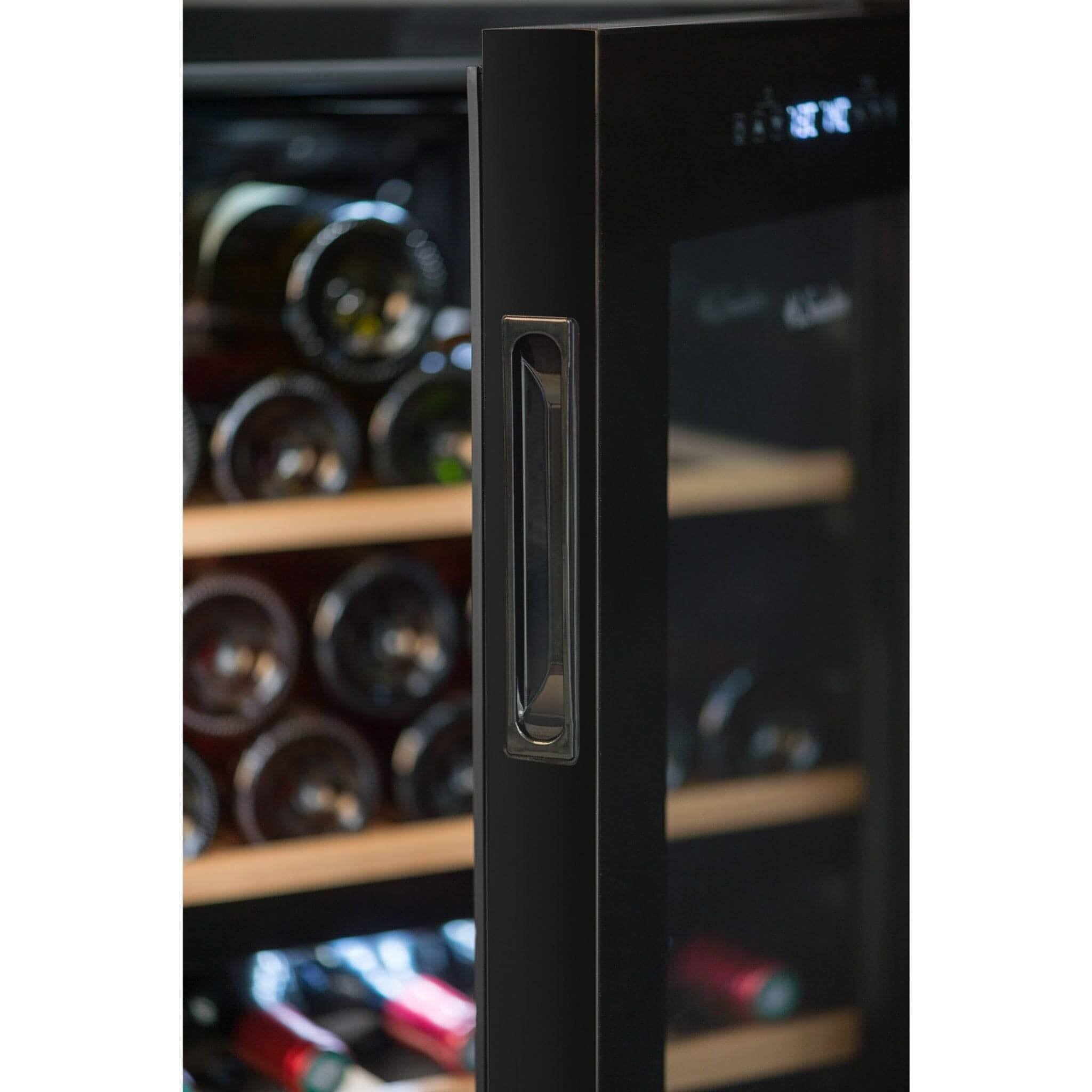 La Sommeliere - Dual Zone - 32 Bottle - Freestanding Wine Fridge - SLS32DZBLACK
