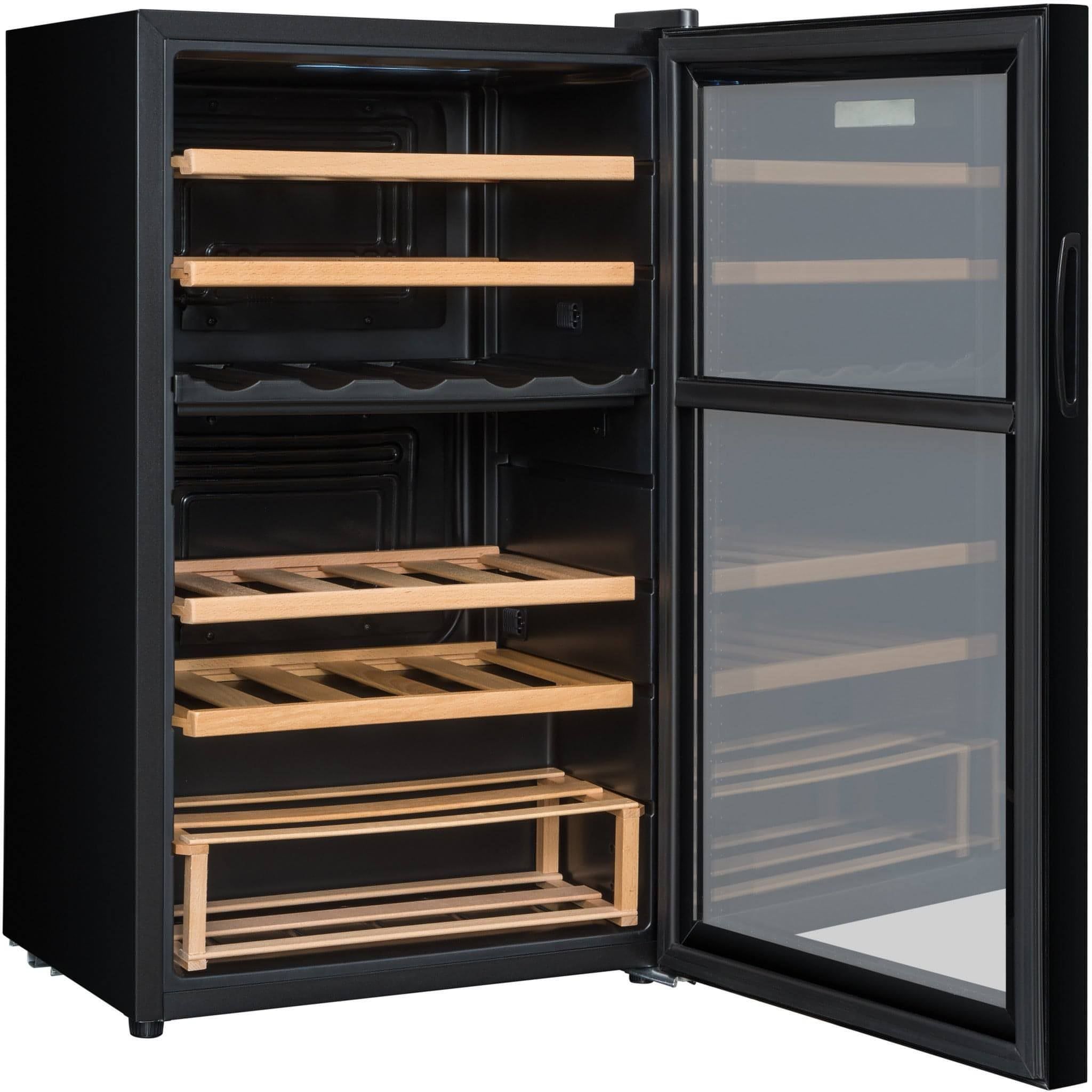 La Sommeliere SLS33DZ - 33 Bottle Dual Zone Freestanding Wine Fridge
