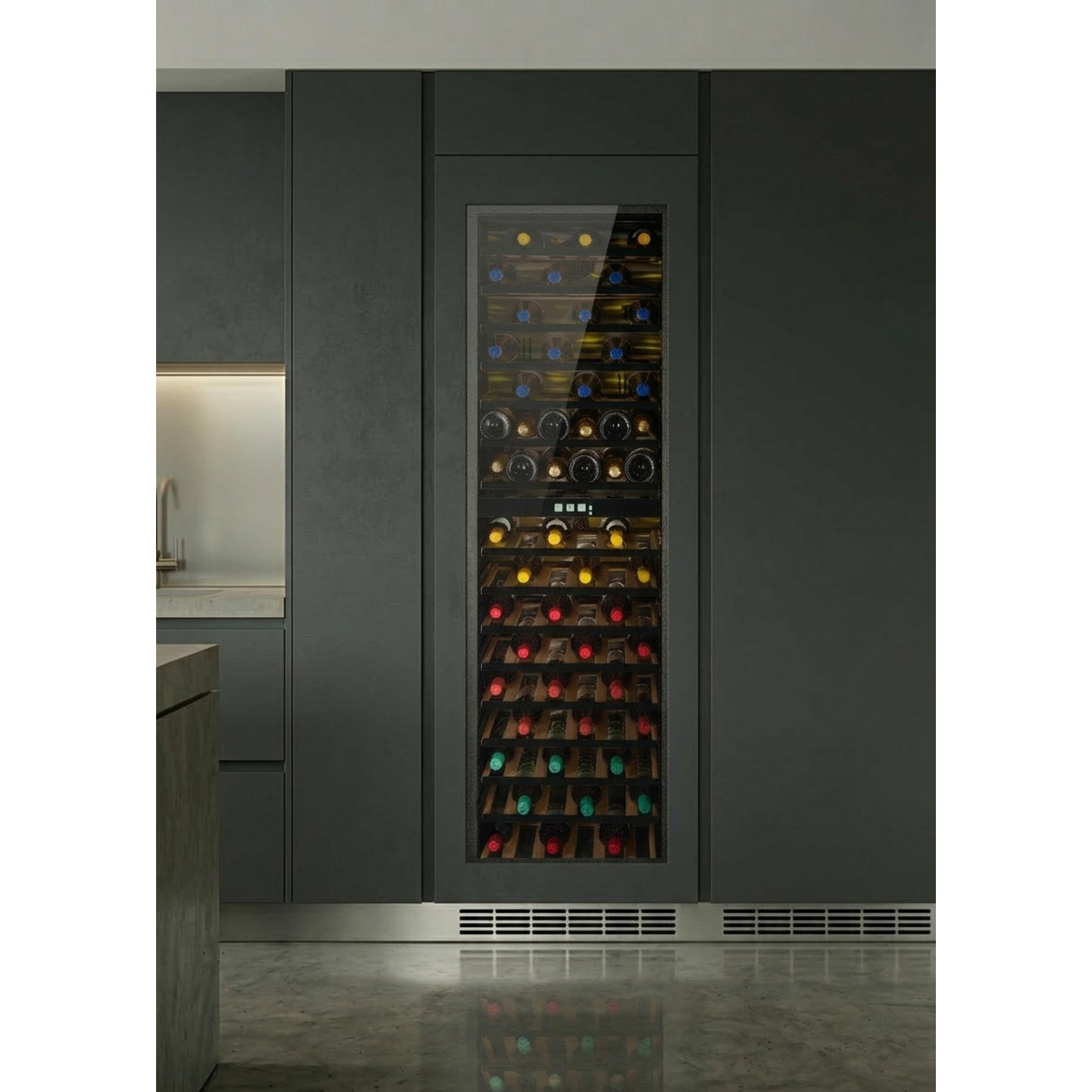CELLA - Fully Integrated Wine Fridge - Panel Ready - 96 Bottle - TFT-W96PANEL-TO