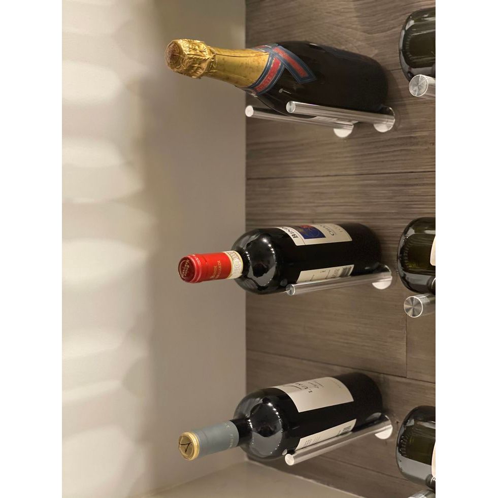 VintageView - Vino Series - Vino Rails - Wall Mounted Metal Wine Rack