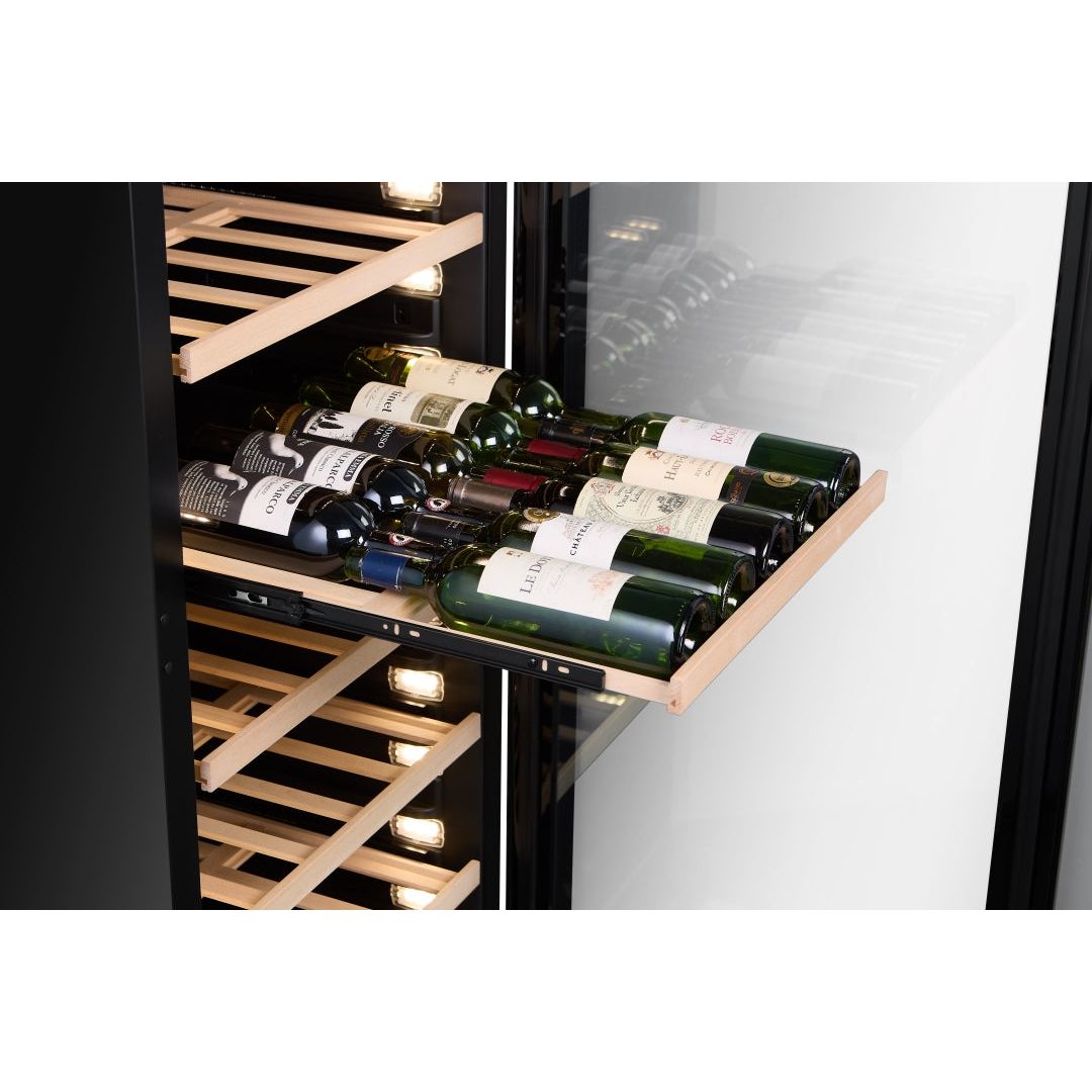 CELLA - 315 Bottle - Wine Fridge Combination - WFS163SD-BLACK