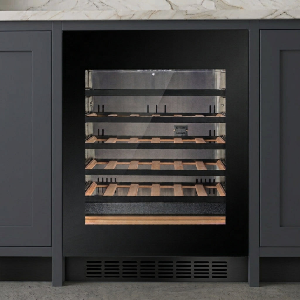 CELLA - Shallow Wine Fridge - 45cm Depth - 60cm Undercounter - W30B-TO
