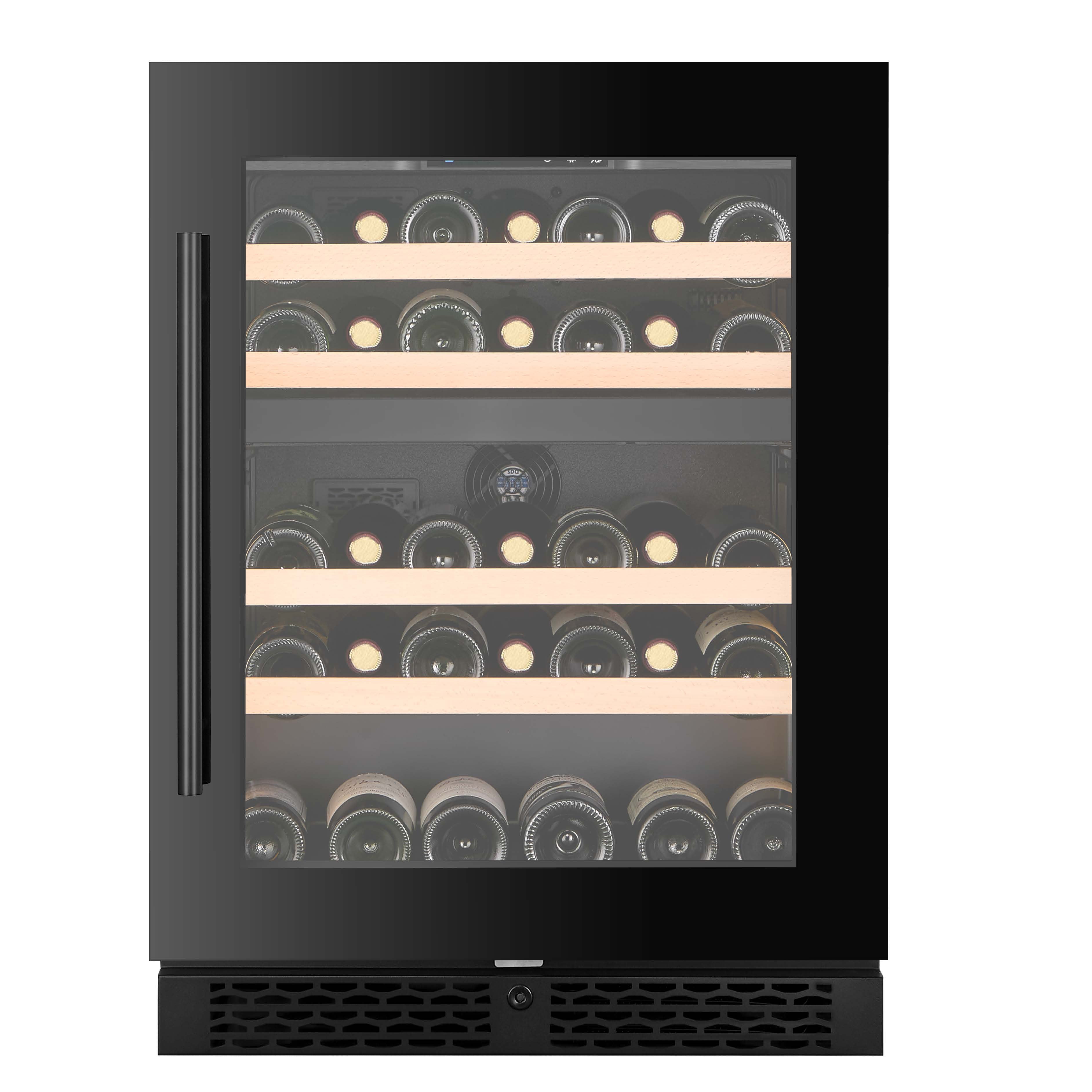 CELLA - 39 bottle Dual Zone Wine cooler - W39D-BLACK