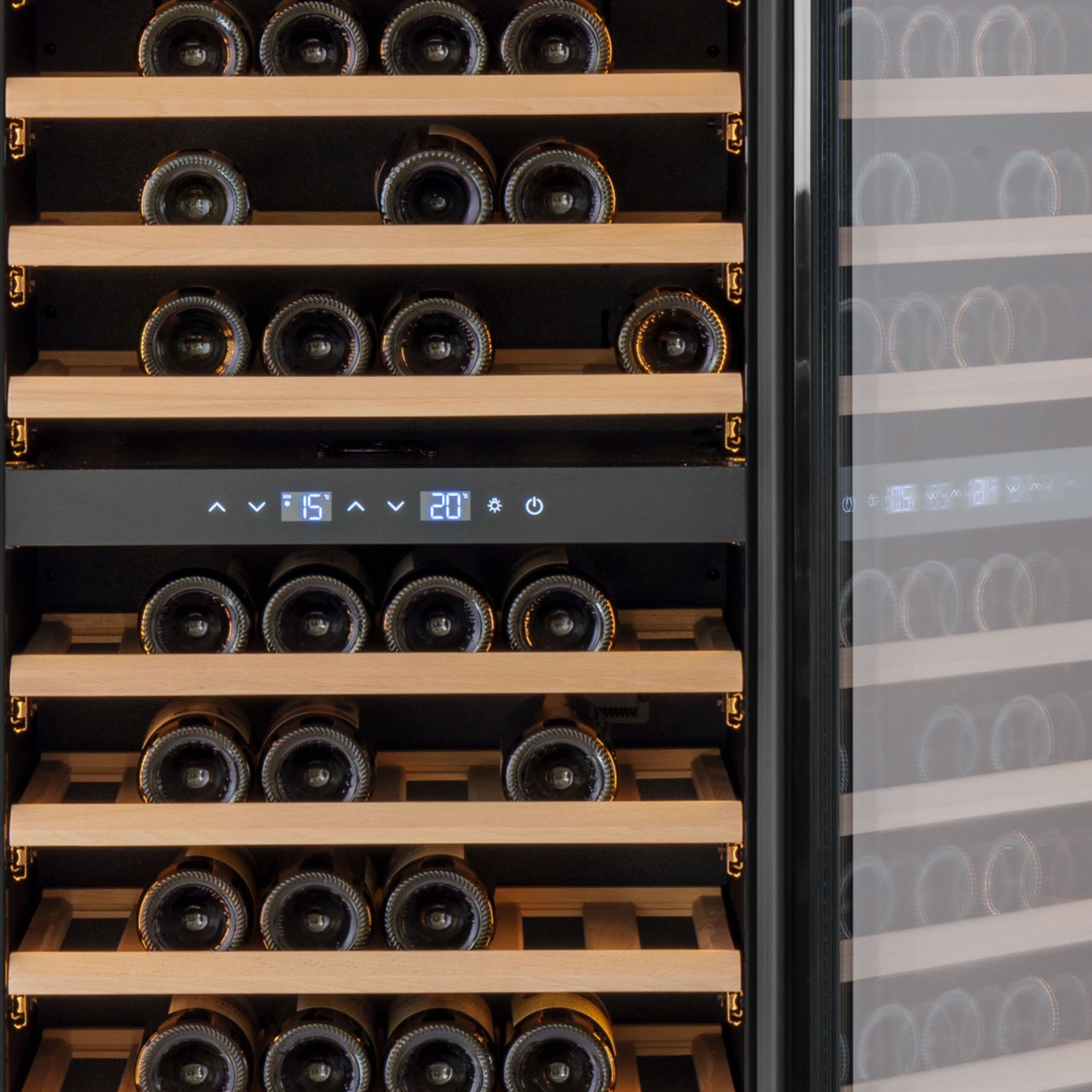 CELLA - 600mm - Integrated Wine Cooler - Dual Zone - W96B-TO