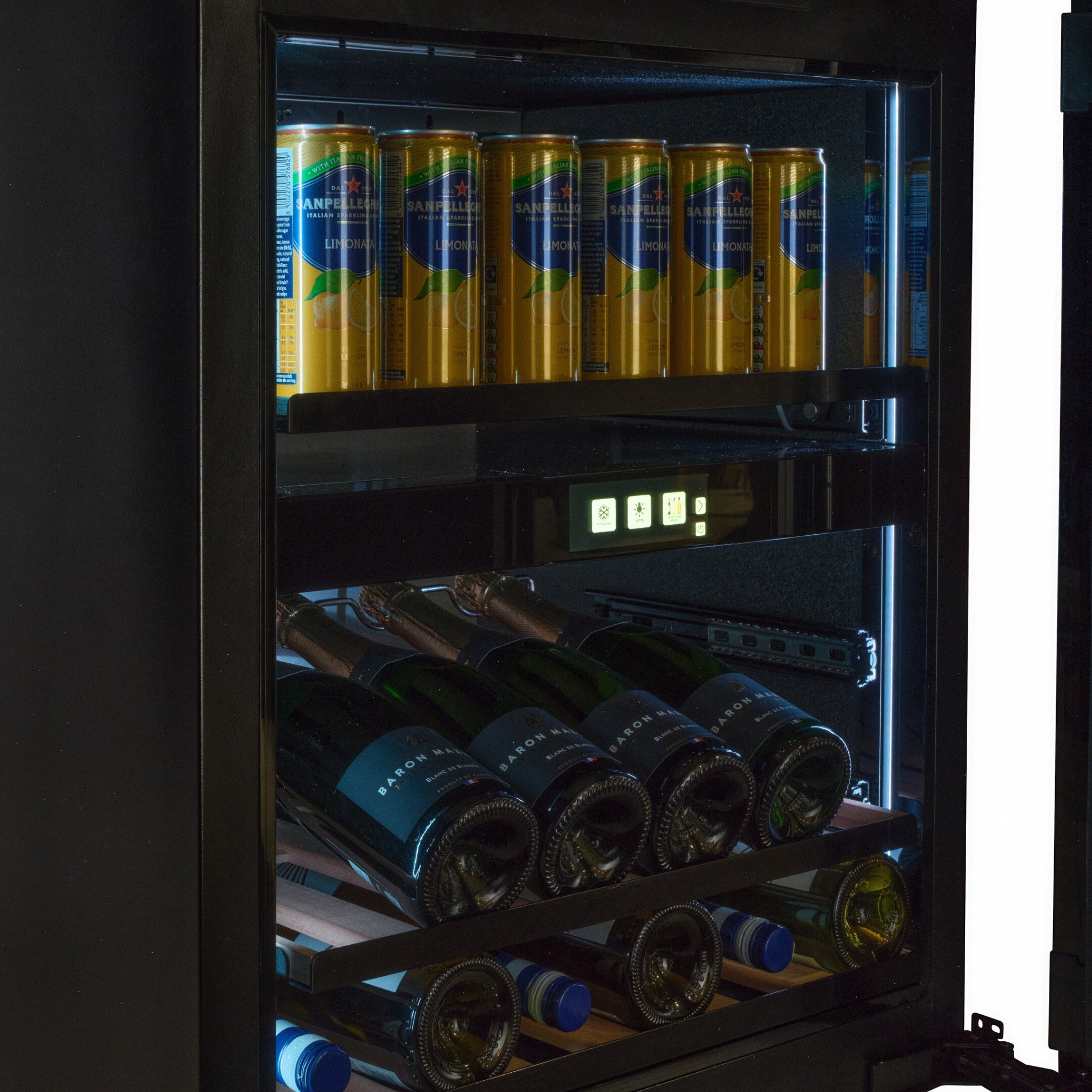 CELLA Beverage Centre (Wine & Beverage) - 600mm Handleless - Undercounter - WBV36B-TO