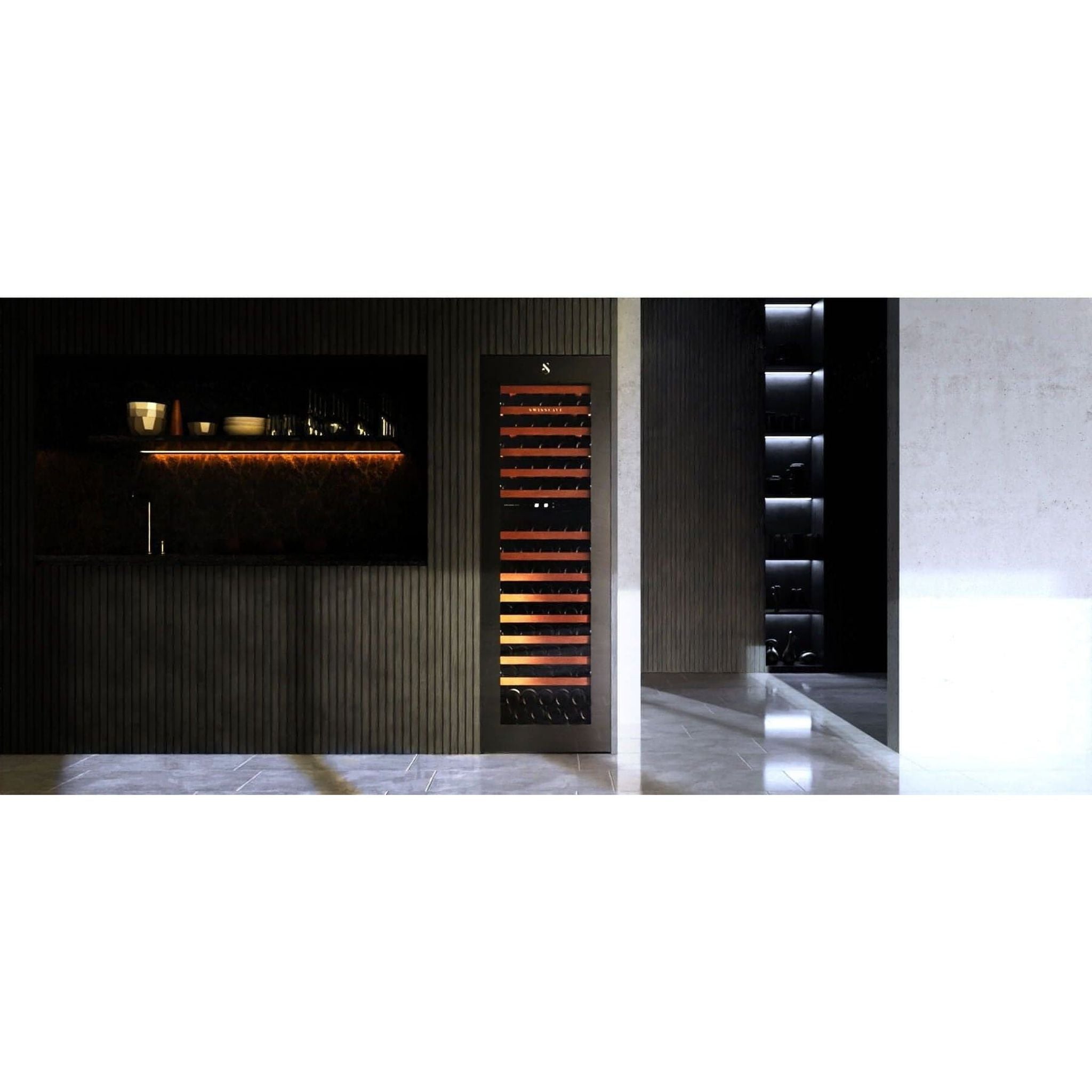 SWISSCAVE - Premium Edition Integrated Dual Zone Wine Cooler WLI-460DF