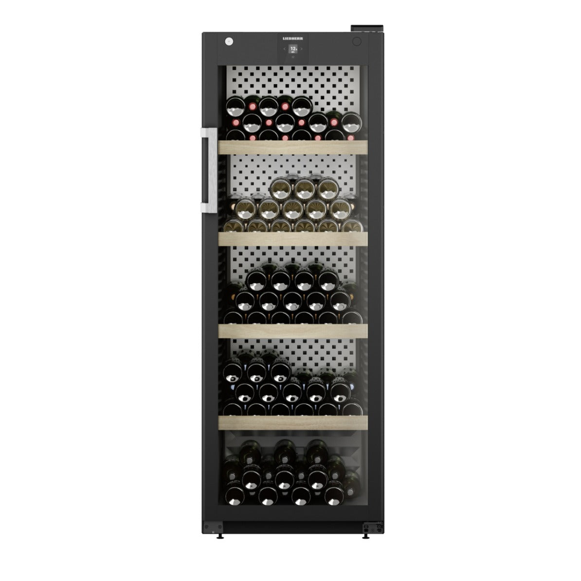 Liebherr - GrandCru 196 Bottle Freestanding Wine Cabinet - WPbl 5001 - Glass Door