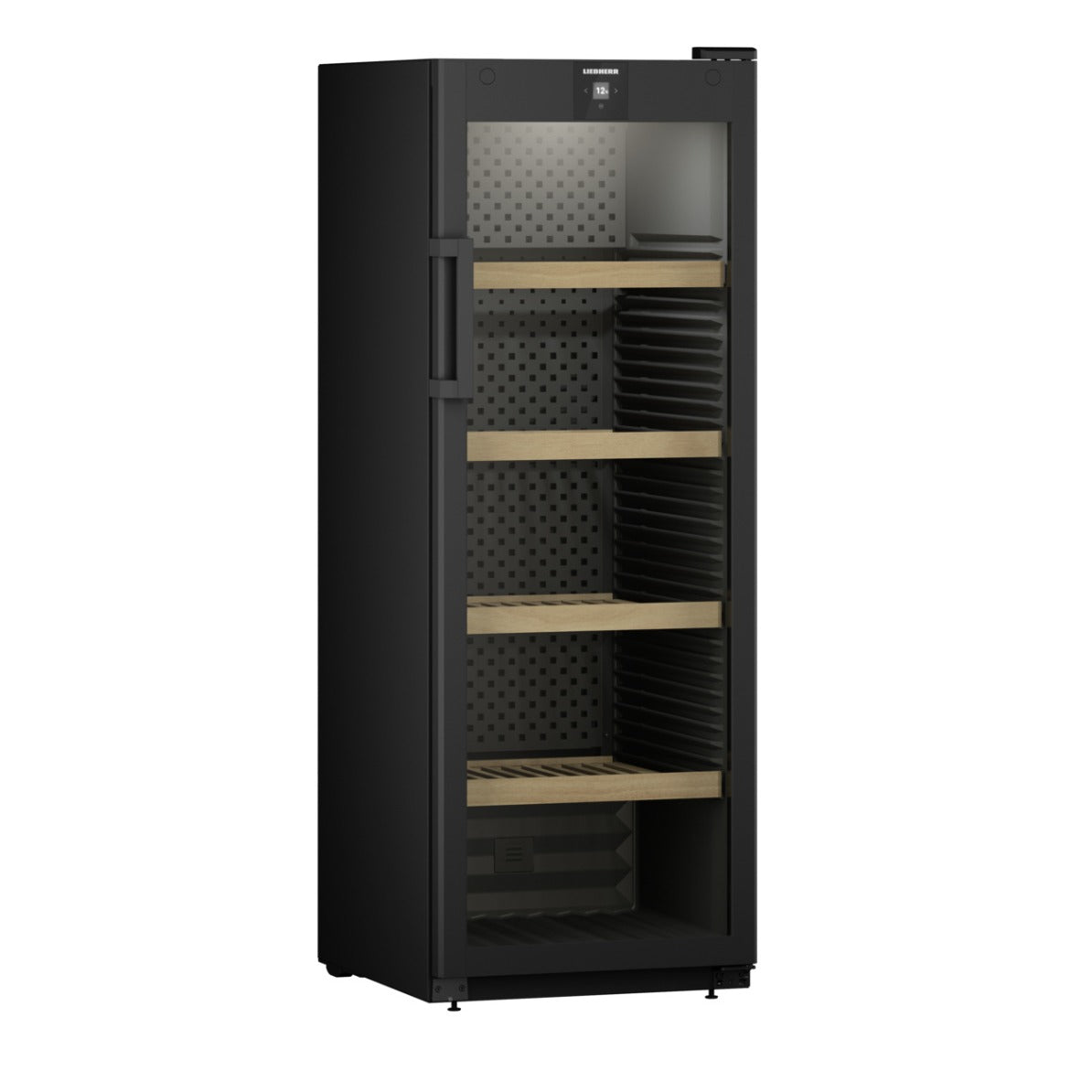 Liebherr - GrandCru 196 Bottle Freestanding Wine Cabinet - WPbl 5001 - Glass Door