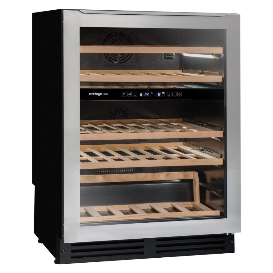 Avintage - 600mm Dual Zone - 50 bottle - Wine Cooler - AVU54TDZX1