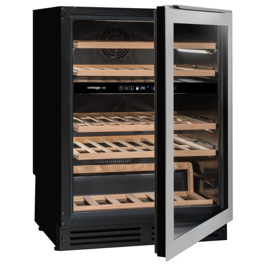 Avintage - 600mm Dual Zone - 50 bottle - Wine Cooler - AVU54TDZX1