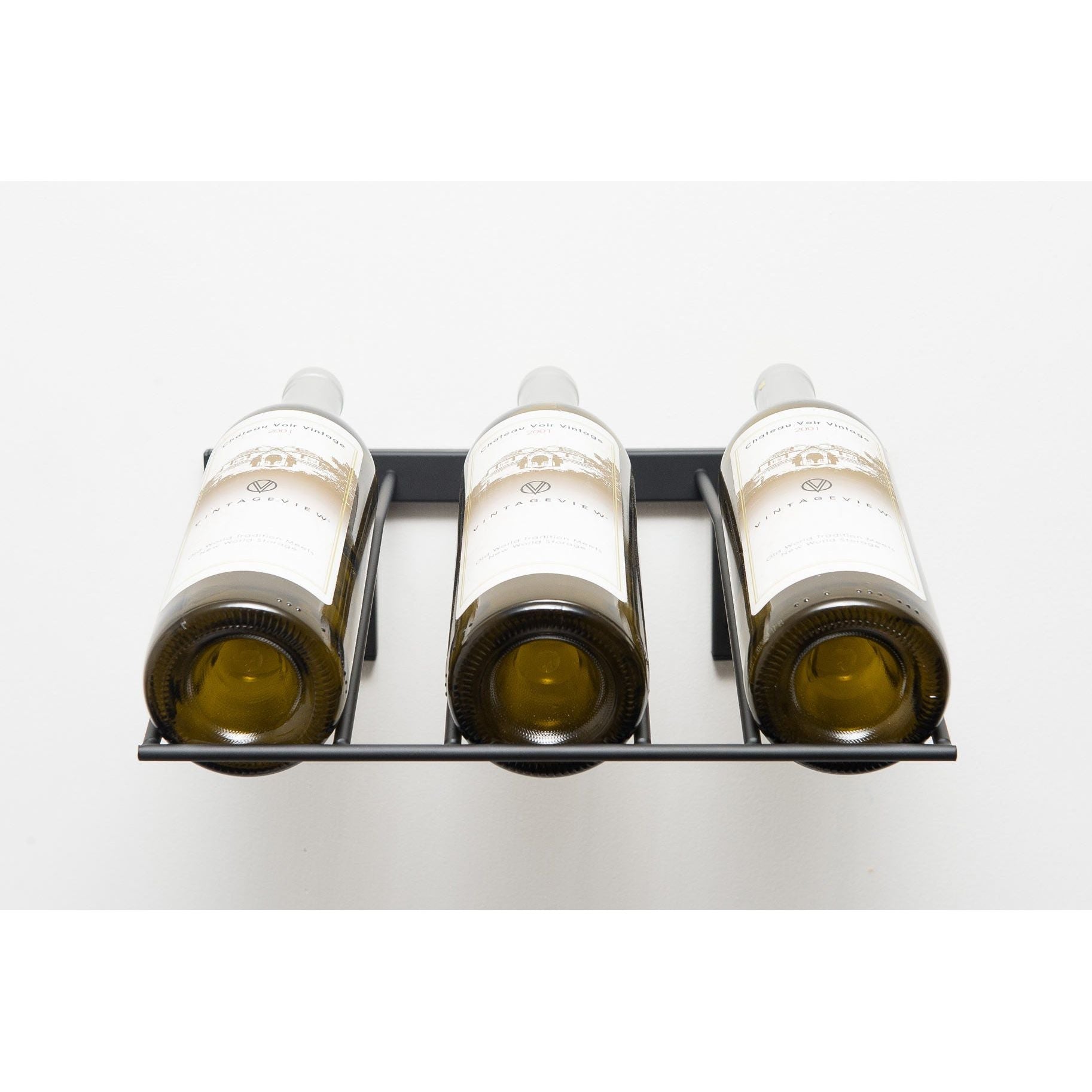 VintageView - W Series - Wine Rack Presentation Row (3 or 9 Bottles)