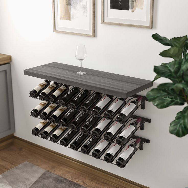 VintageView - W Series - Wine Rack Presentation Row (3 or 9 Bottles)