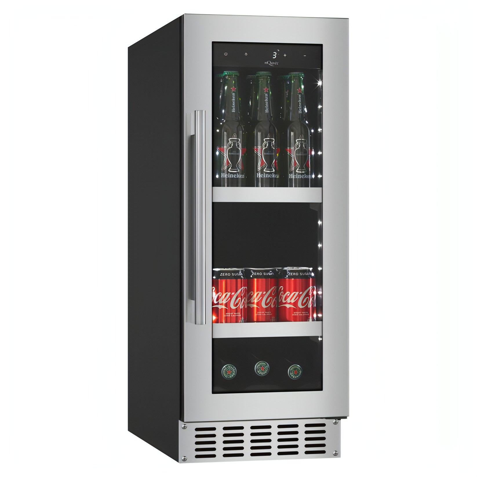 mQuvée - 300mm - Undercounter Drinks Fridge - BeerServer30 - Stainless Steel