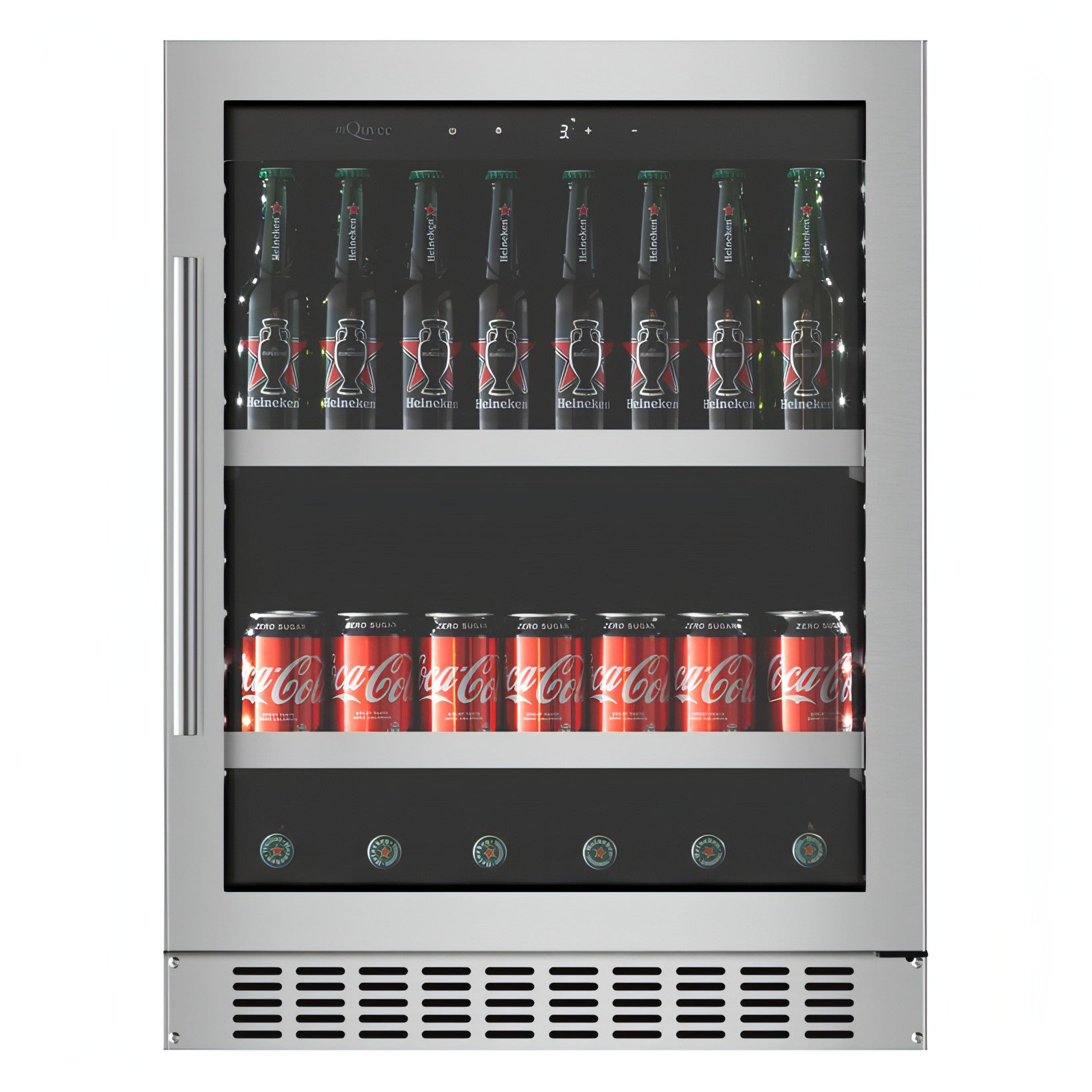 mQuvée - 600mm - Undercounter Drinks Fridge - BeerServer60 - Stainless Steel