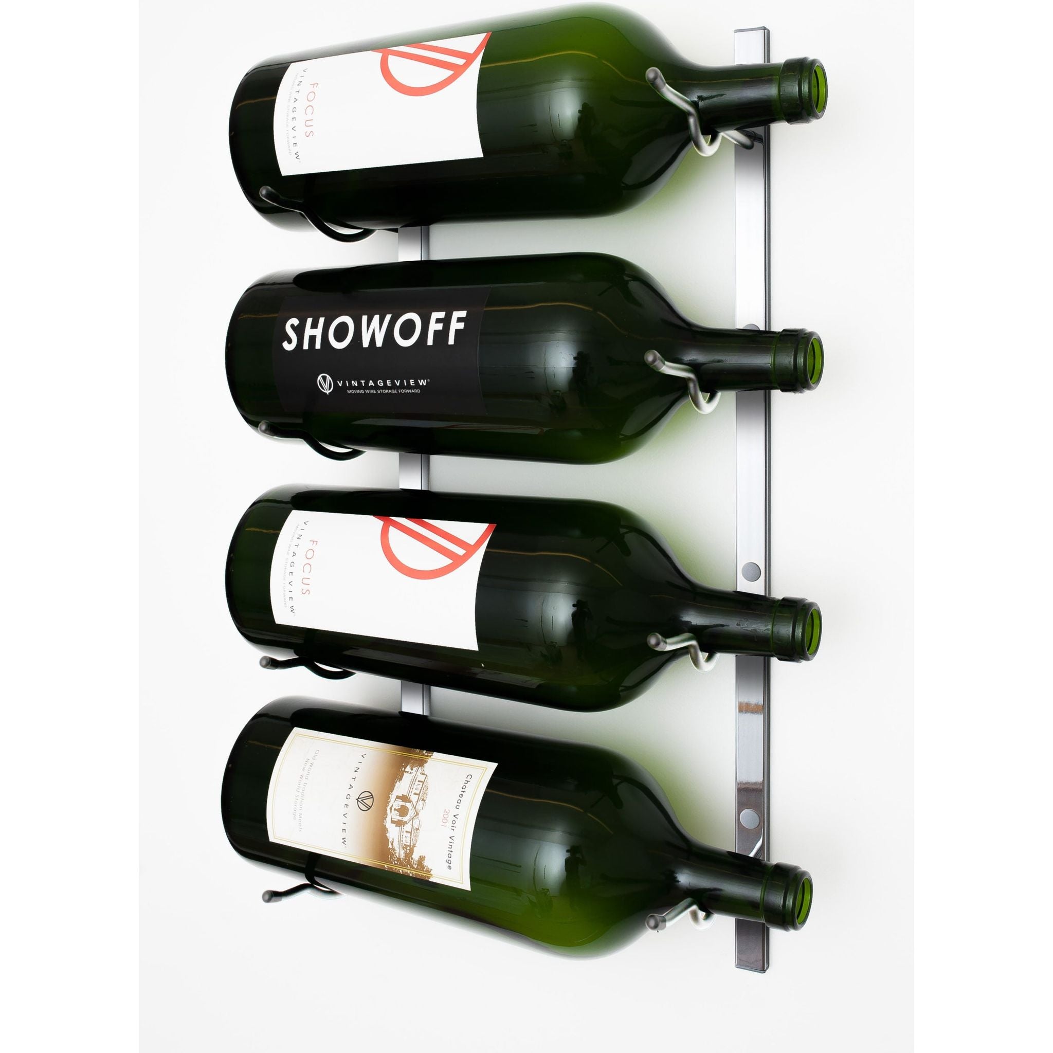 VintageView - W Series - Big Bottle Wine Rack (4 bottles)