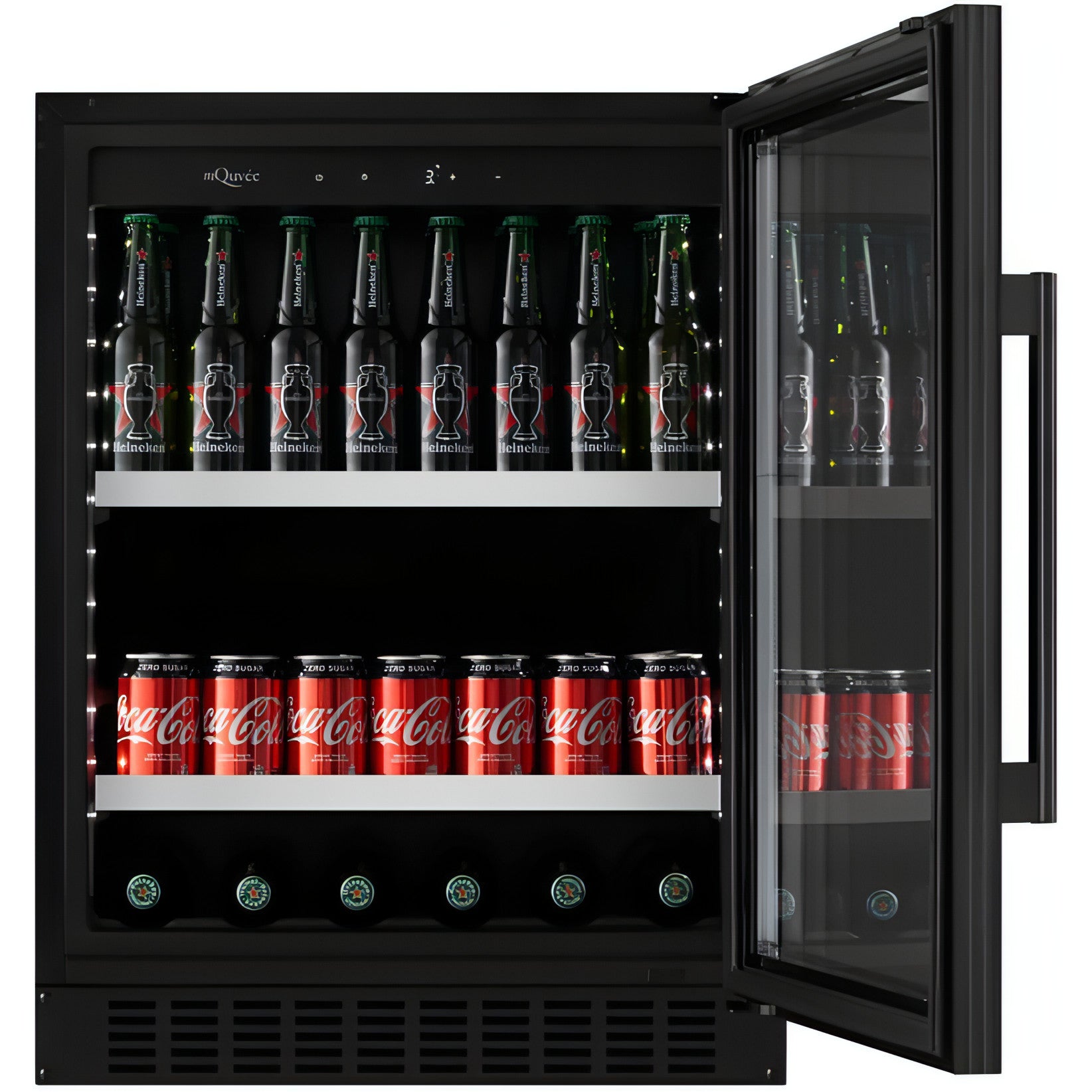 mQuvée - 600mm - Undercounter Drinks Fridge - BeerServer60 - Anthracite Black