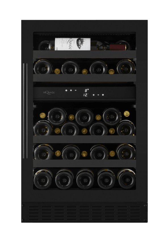 mQuvée - 500mm - Undercounter - WineCave 700 50D All Black