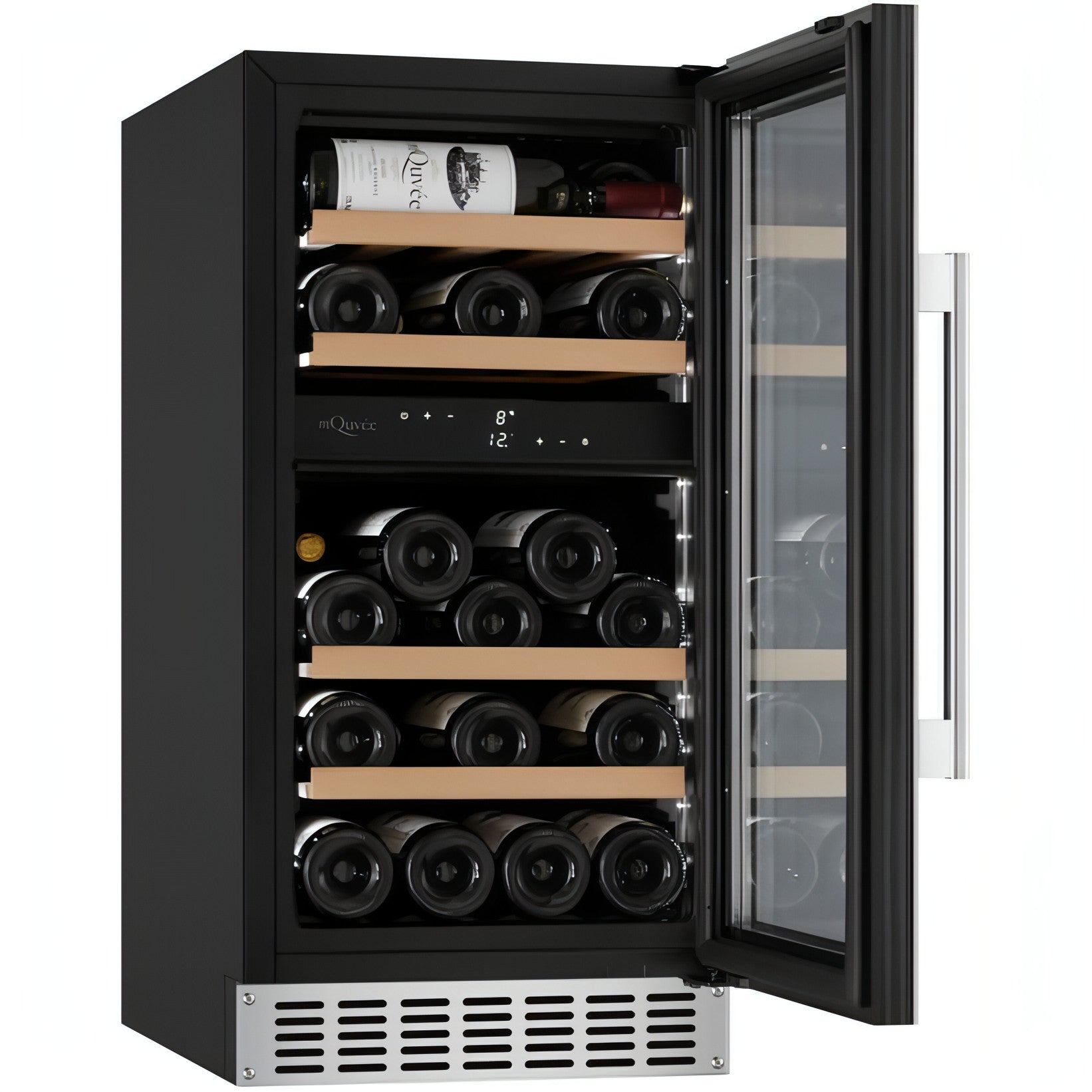 mQuvée - 400mm - Undercounter Wine Fridge - WineCave 700 40D Stainless