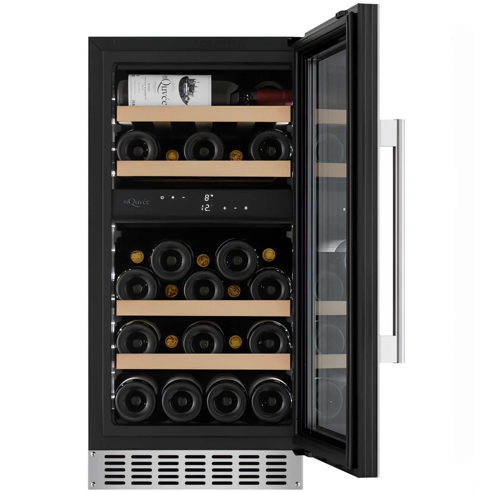 mQuvée - 400mm - Undercounter Wine Fridge - WineCave 700 40D Stainless