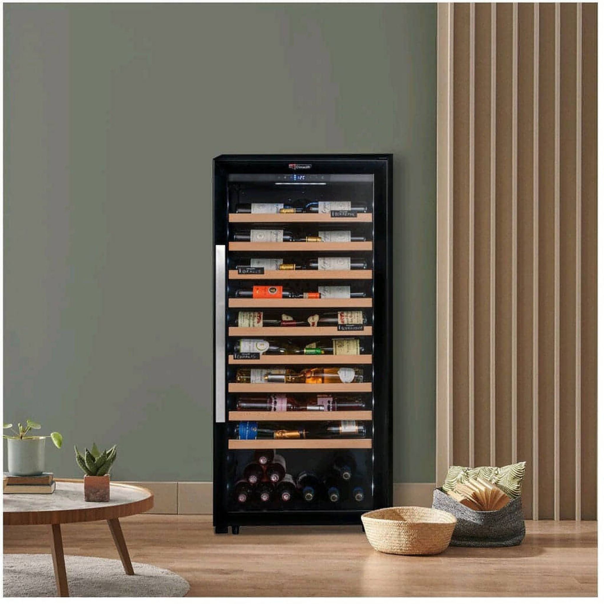 Climadiff - 98 Bottle Multipurpose Wine Cabinet CPF100B1