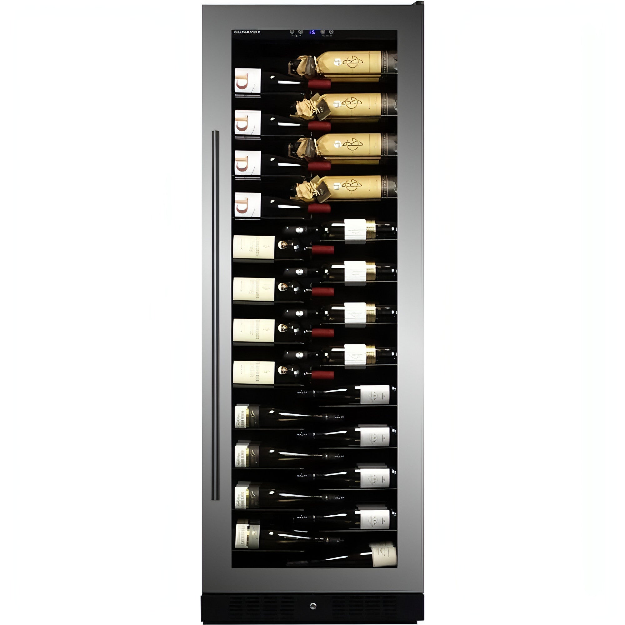 Dunavox GRANDE-143 - 655mm Width - 143 Bottles - Freestanding / Built in Tall Wine Fridge- DX-143.468SS