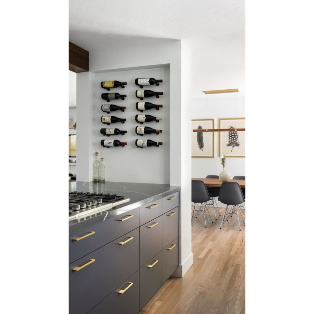 VintageView - Vino Series - 1 Bottle - Wall Mounted Metal Wine Rack (P