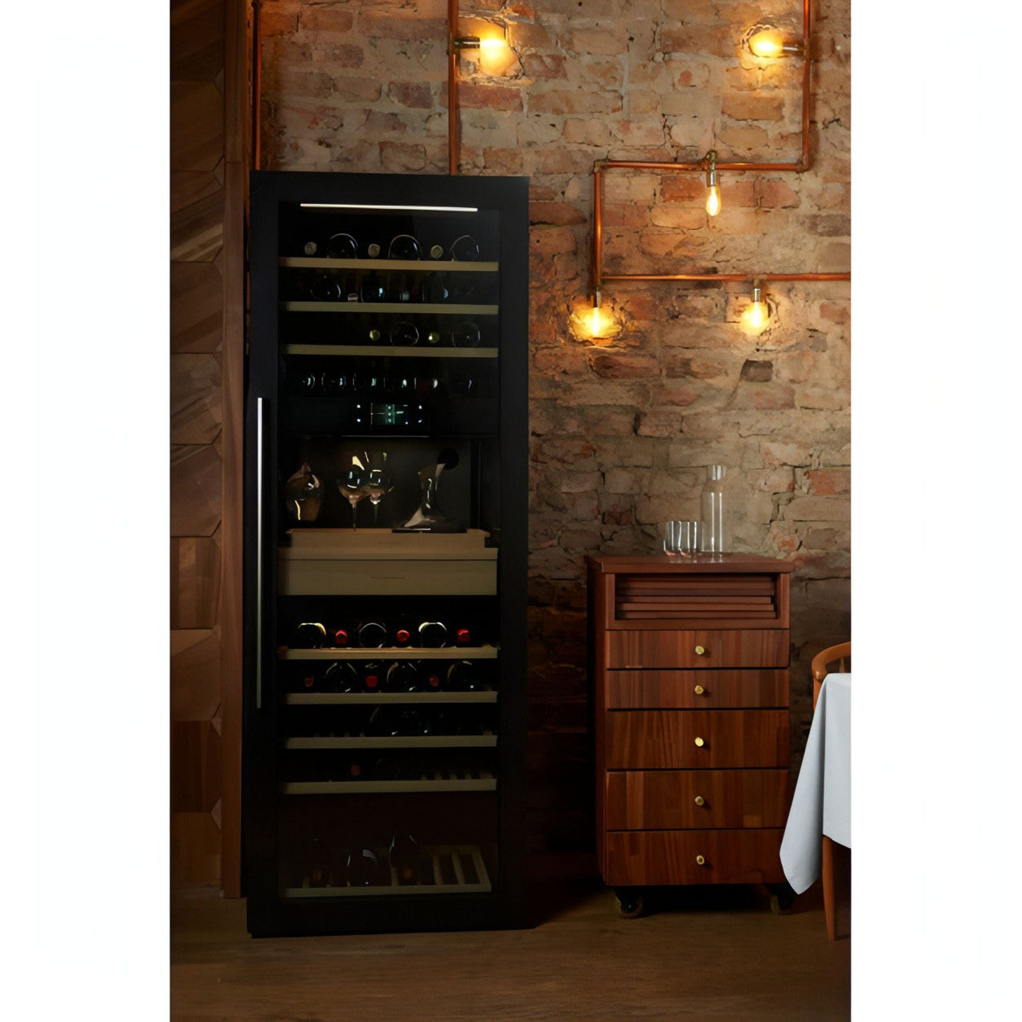 ASKO - 190 Bottle Multi Zone Wine Cabinet WCN311942G