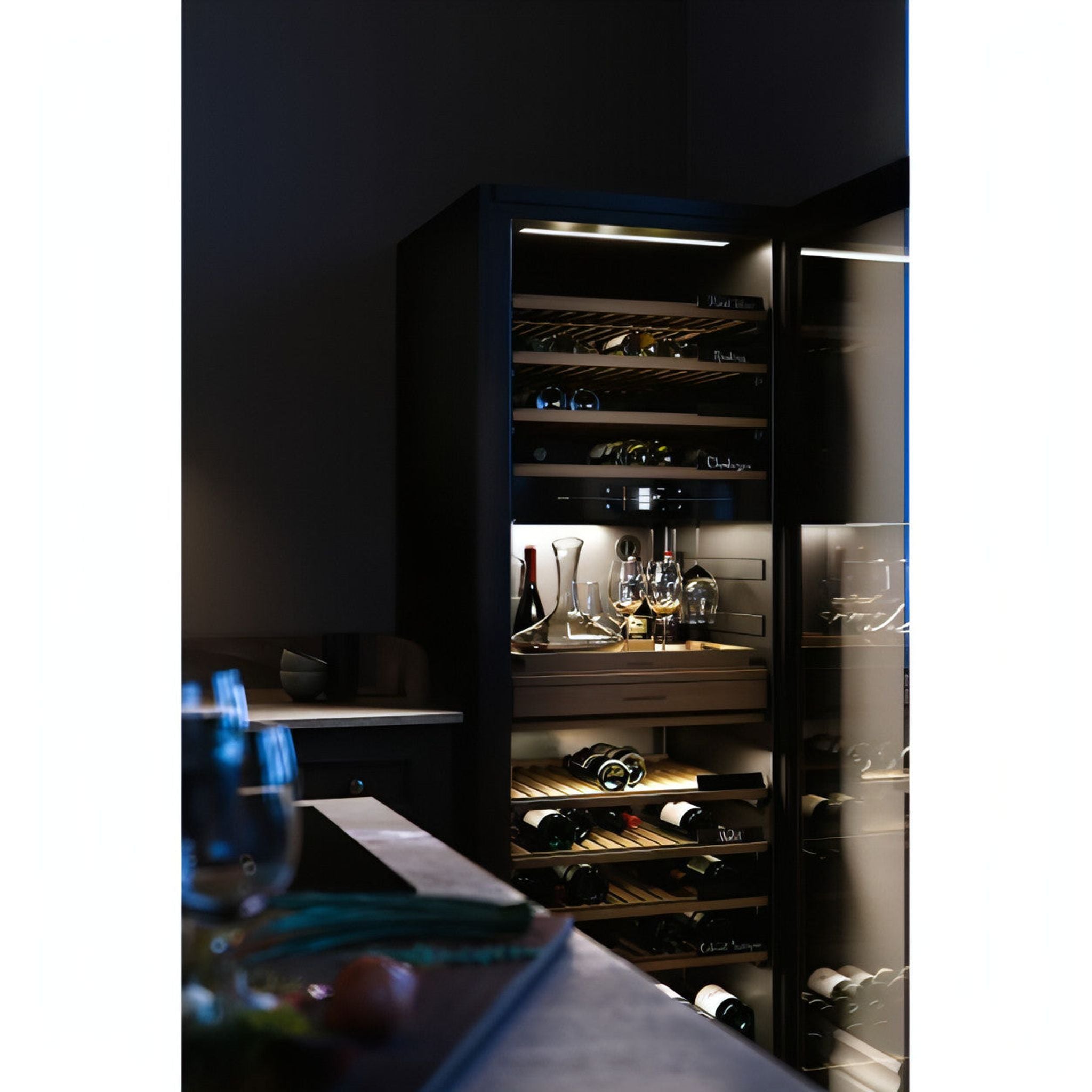 ASKO - 190 Bottle Multi Zone Wine Cabinet WCN311942G