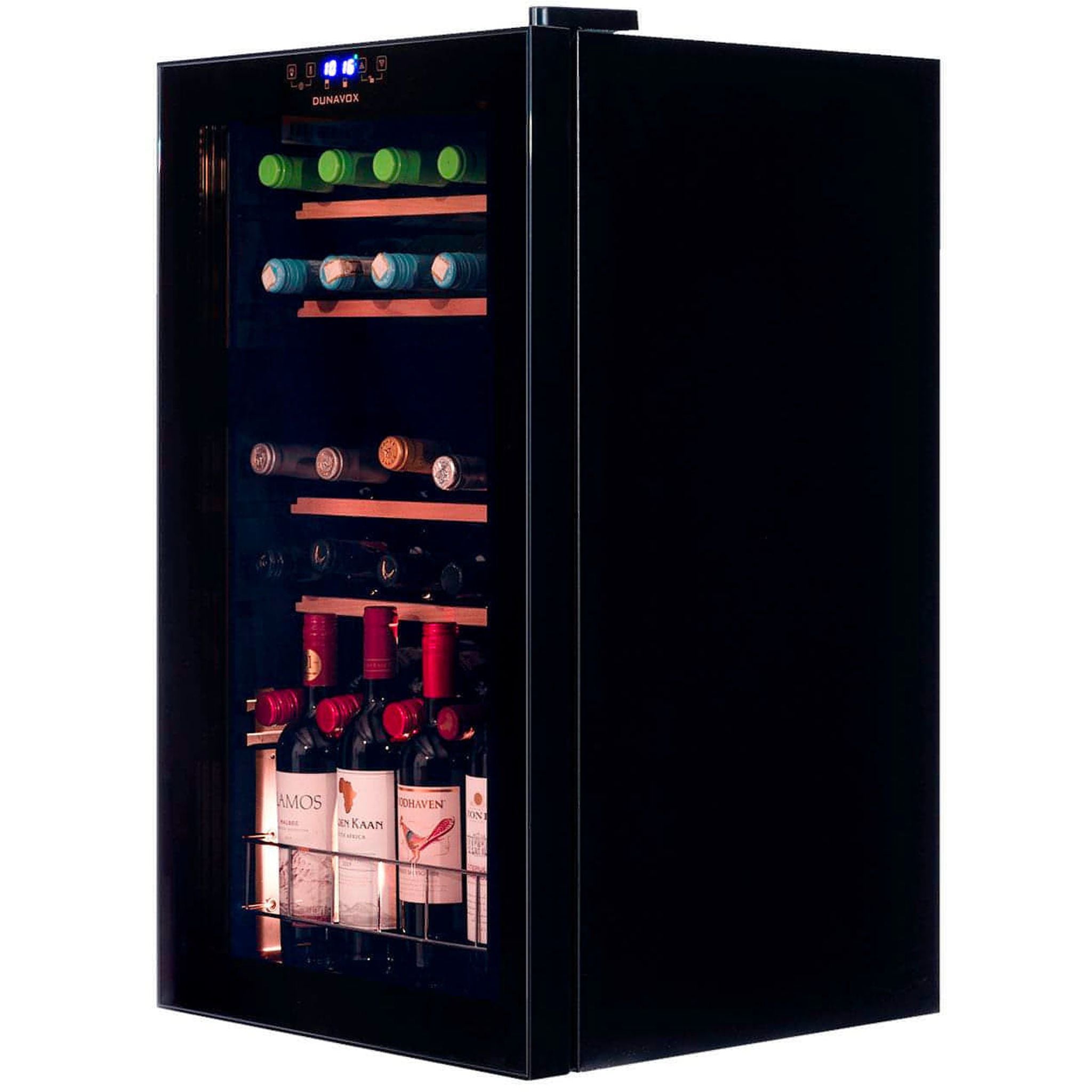 Dunavox HOME-30 - Dual Zone 30 Bottle - Freestanding Wine Cabinet DXFH-30.80