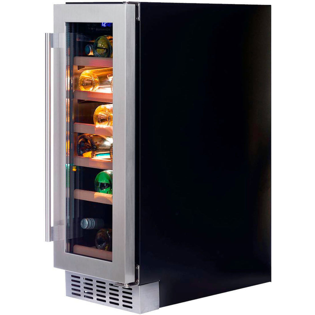 Dunavox DAUF-19.58SS - 300mm Built in Wine Cooler - FLOW-19