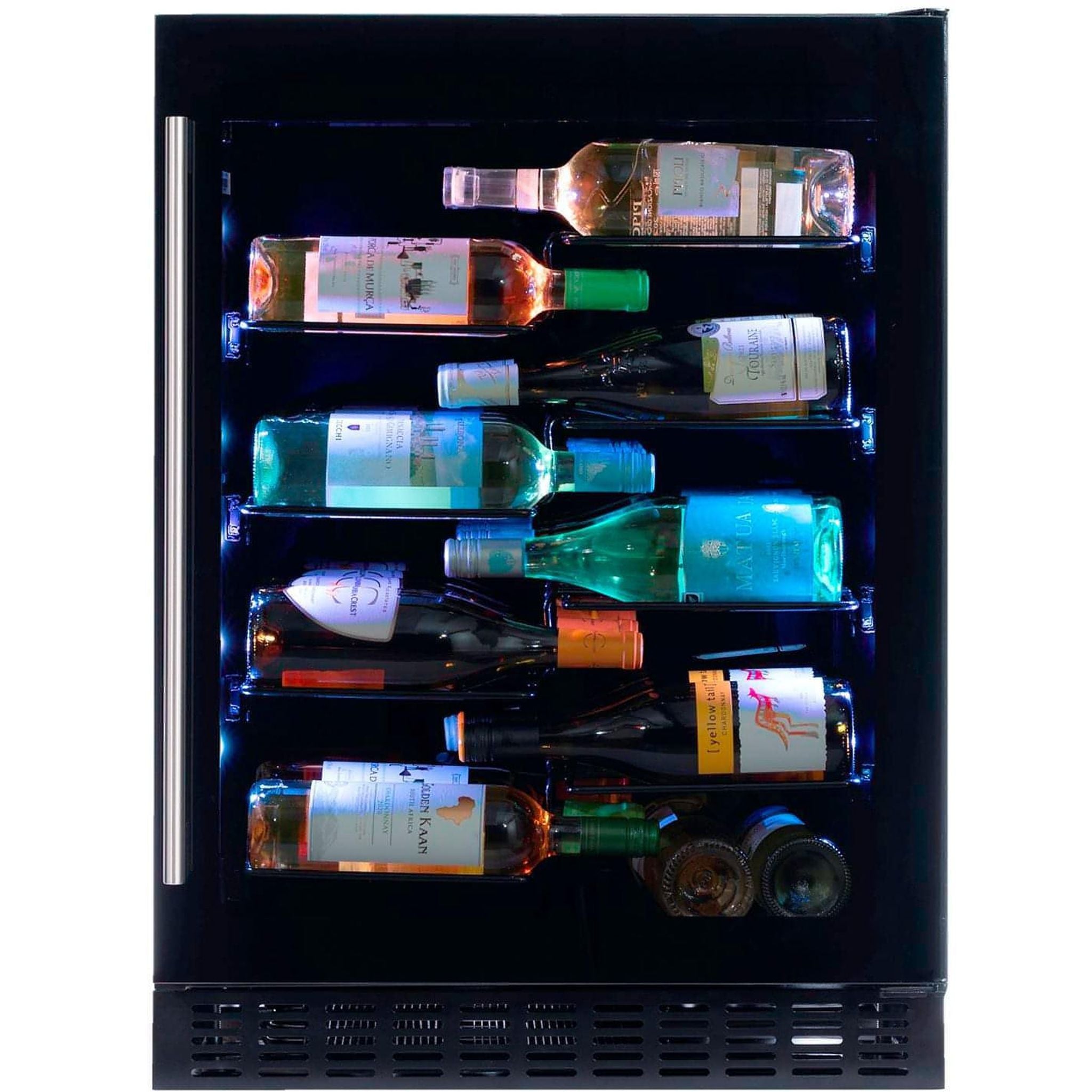 Dunavox FLOW-40 - 600mm - 40 Bottle - Built In Wine Fridge - DAUF-40.138B