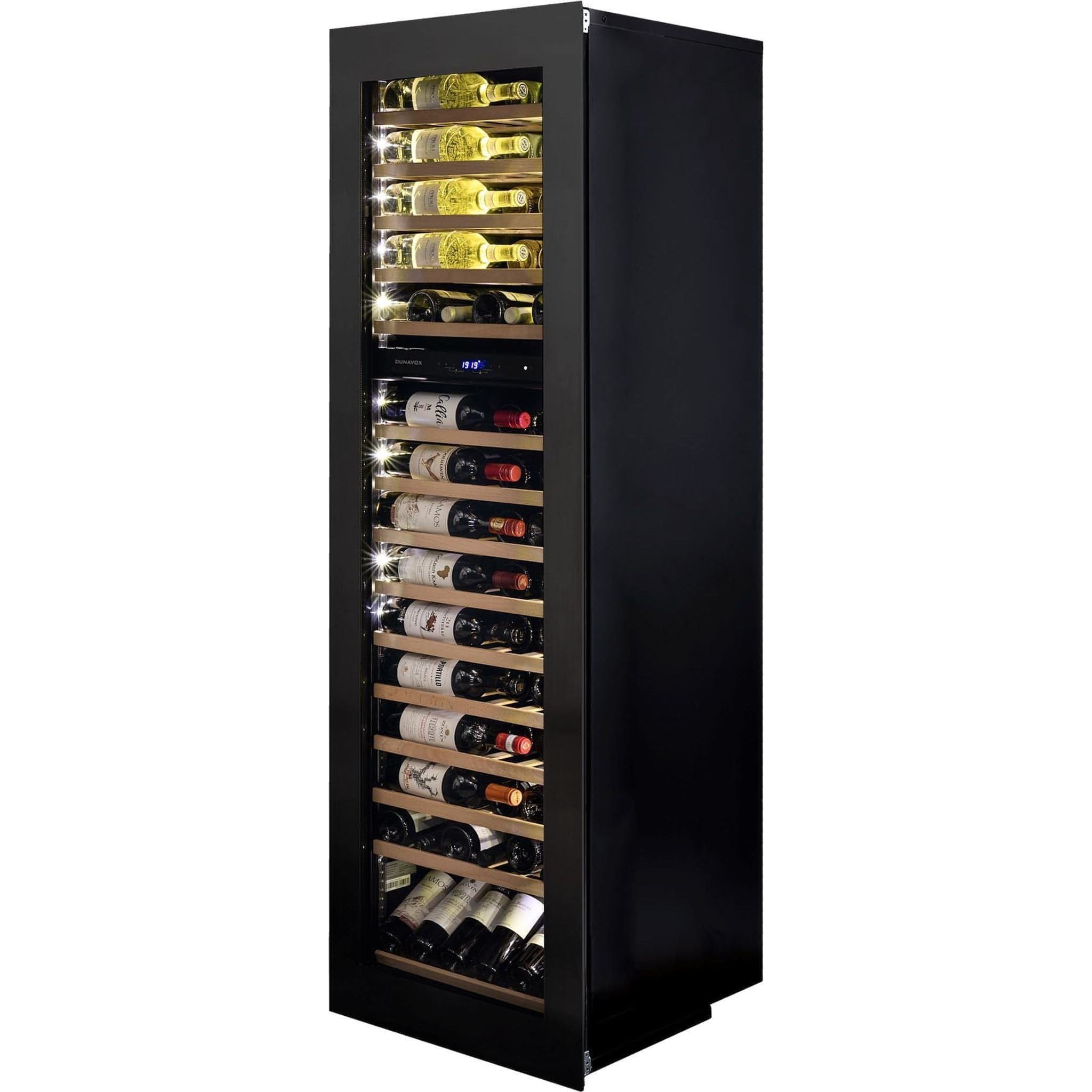 Dunavox GLANCE-114 - Dual Zone 114 Bottle - Integrated Wine Cooler - DAVG-114.288DB.TO