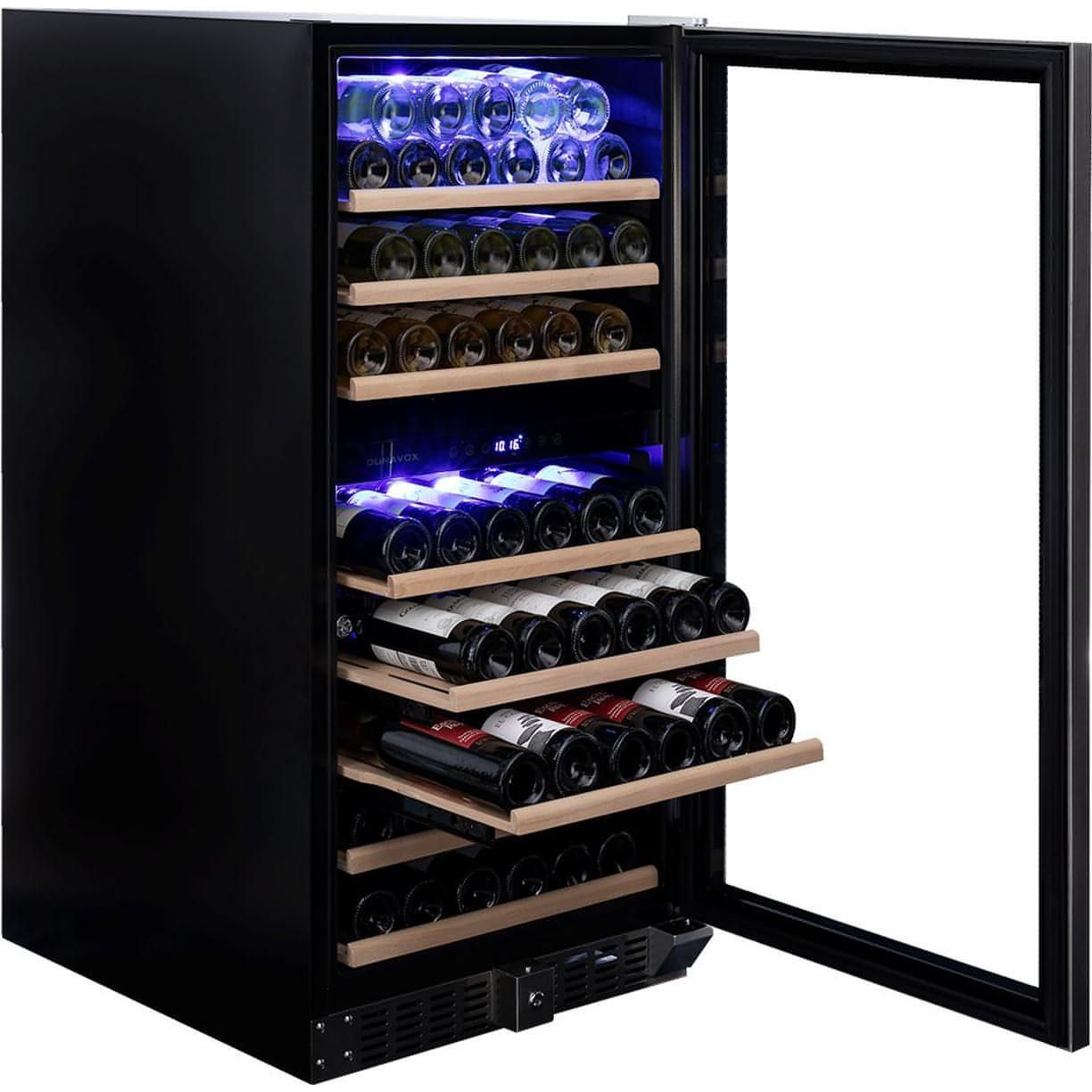 Dunavox GRANDE-94 - 600mm Dual Zone - 94 Bottle - Built In / Freestanding Wine Fridge - DX-94.270DBK