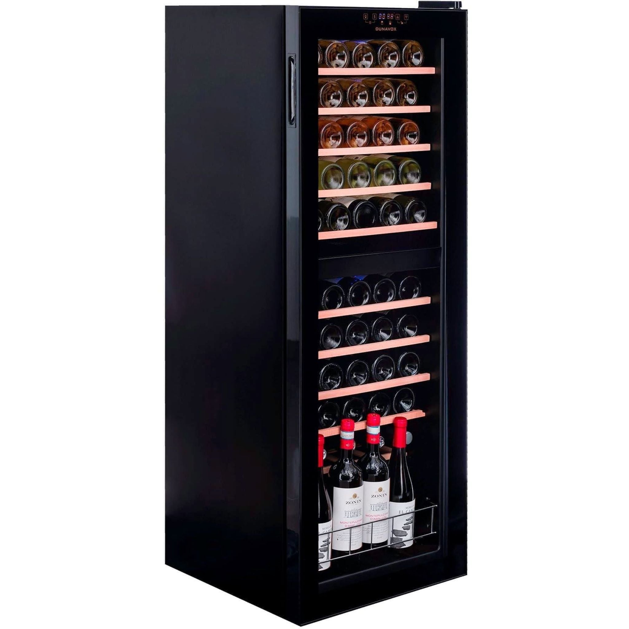 Dunavox HOME-54 - Dual Zone 54 Bottle - Freestanding Wine Cabinet DXFH-54.150