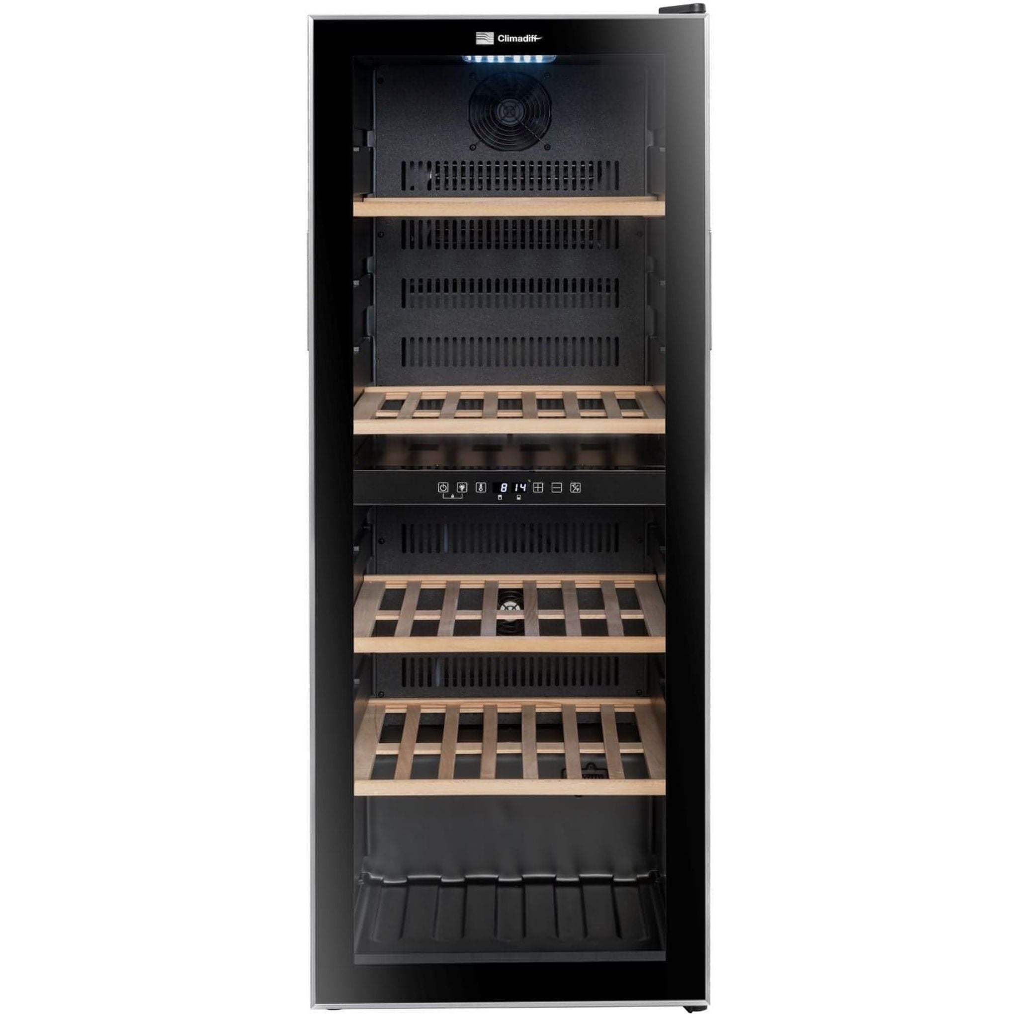 Climadiff - Dual Zone - 91 Bottle Freestanding Wine Cooler - CD90B1