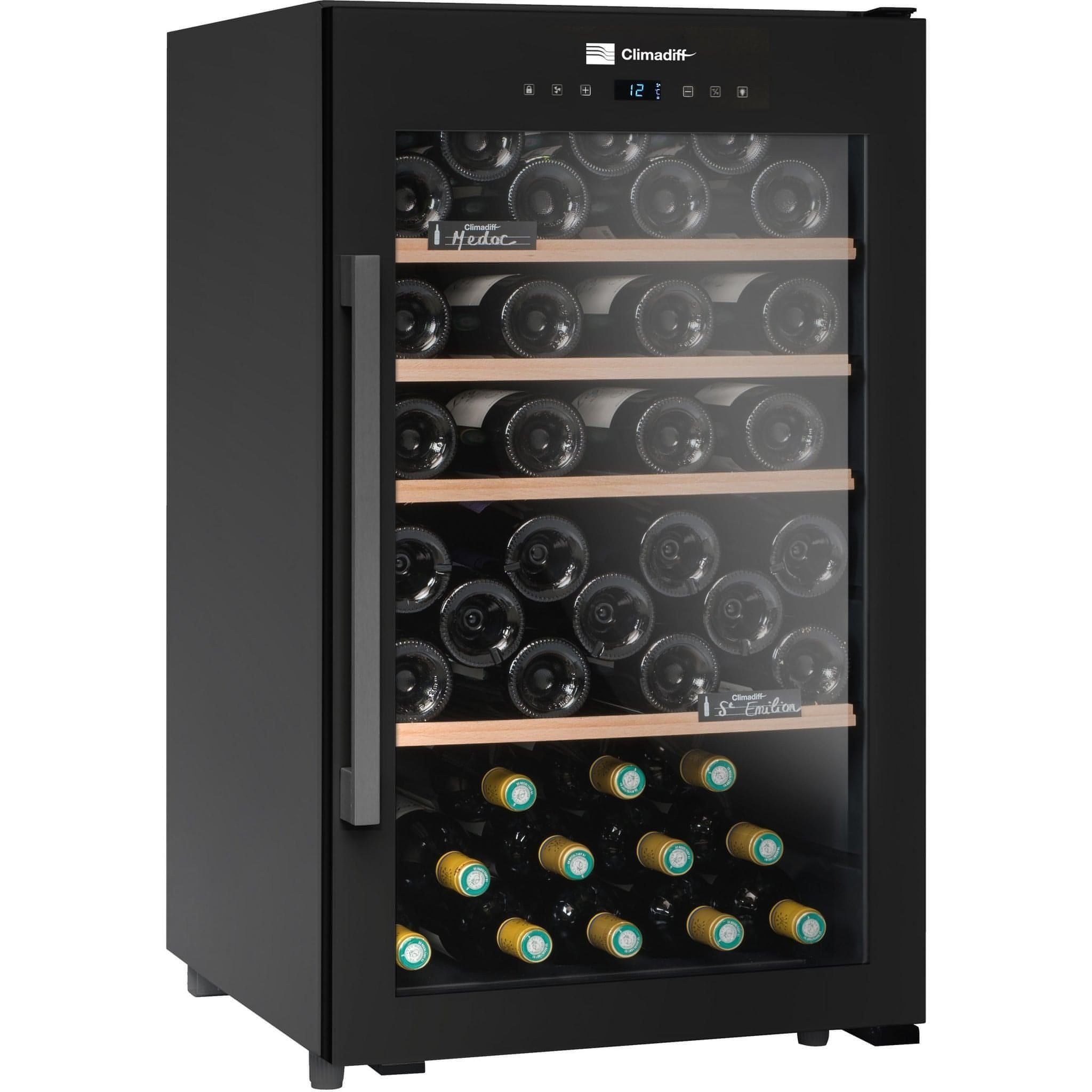 Climadiff - 63 Bottle - Freestanding Wine Cooler CLS65B1