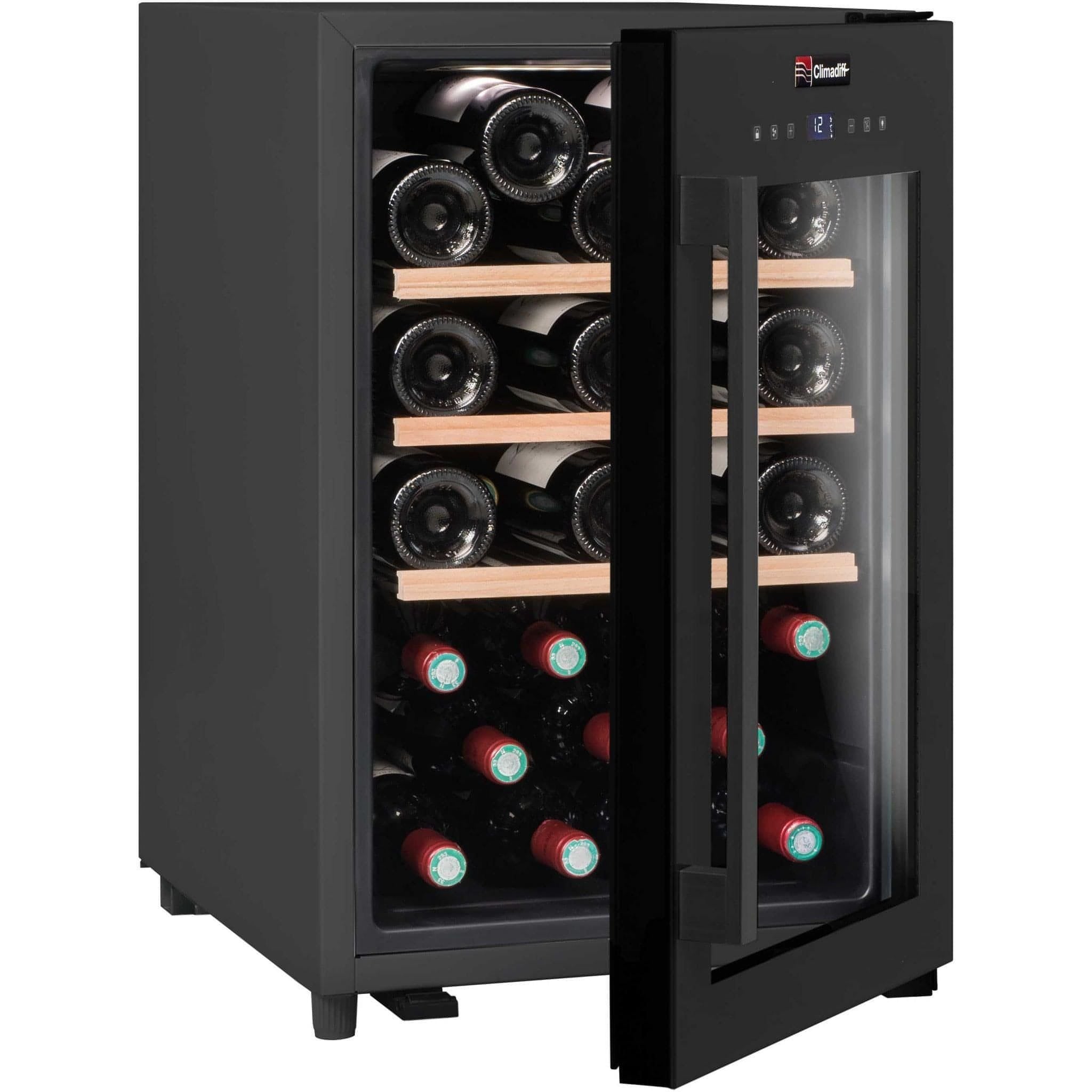 Climadiff - 31 Bottle Freestanding Wine Cooler CS31B1