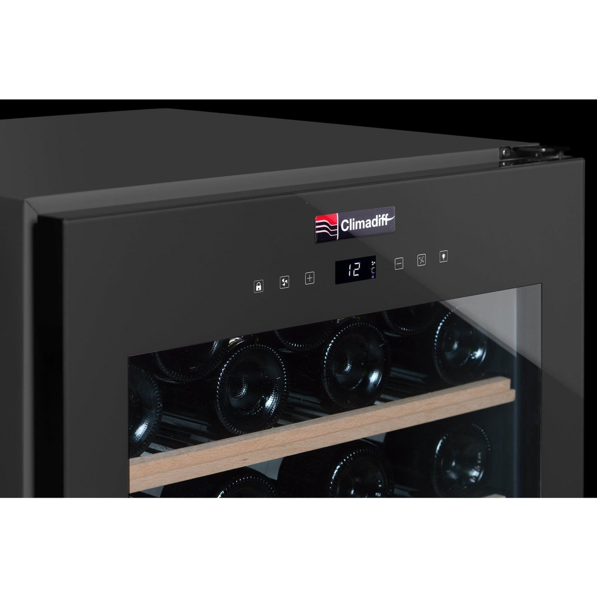 Climadiff - 31 Bottle Freestanding Wine Cooler CS31B1