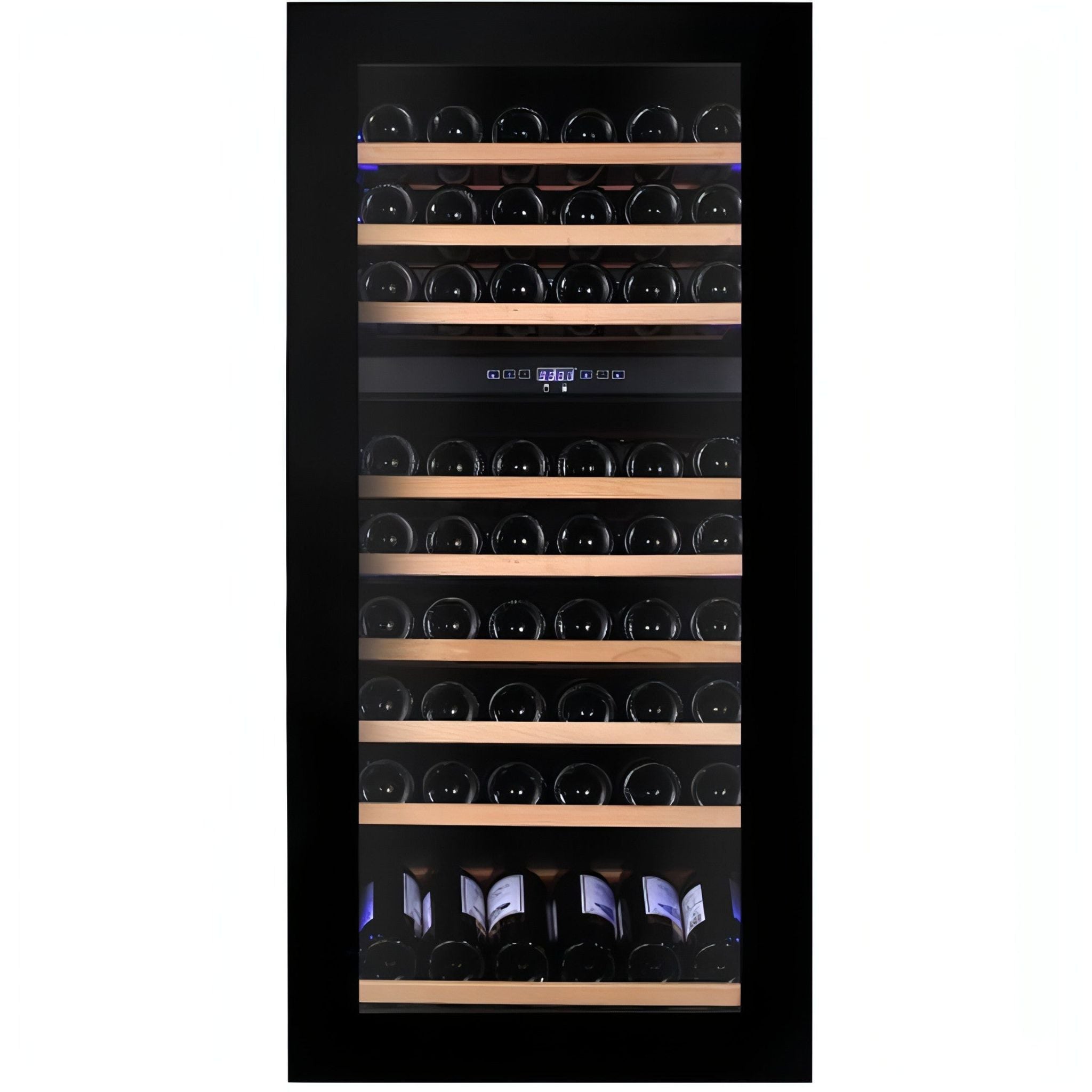 Dunavox GLANCE-72 - Dual Zone 72 Bottle - Integrated Wine Cooler - DAVG-72.185DB.TO