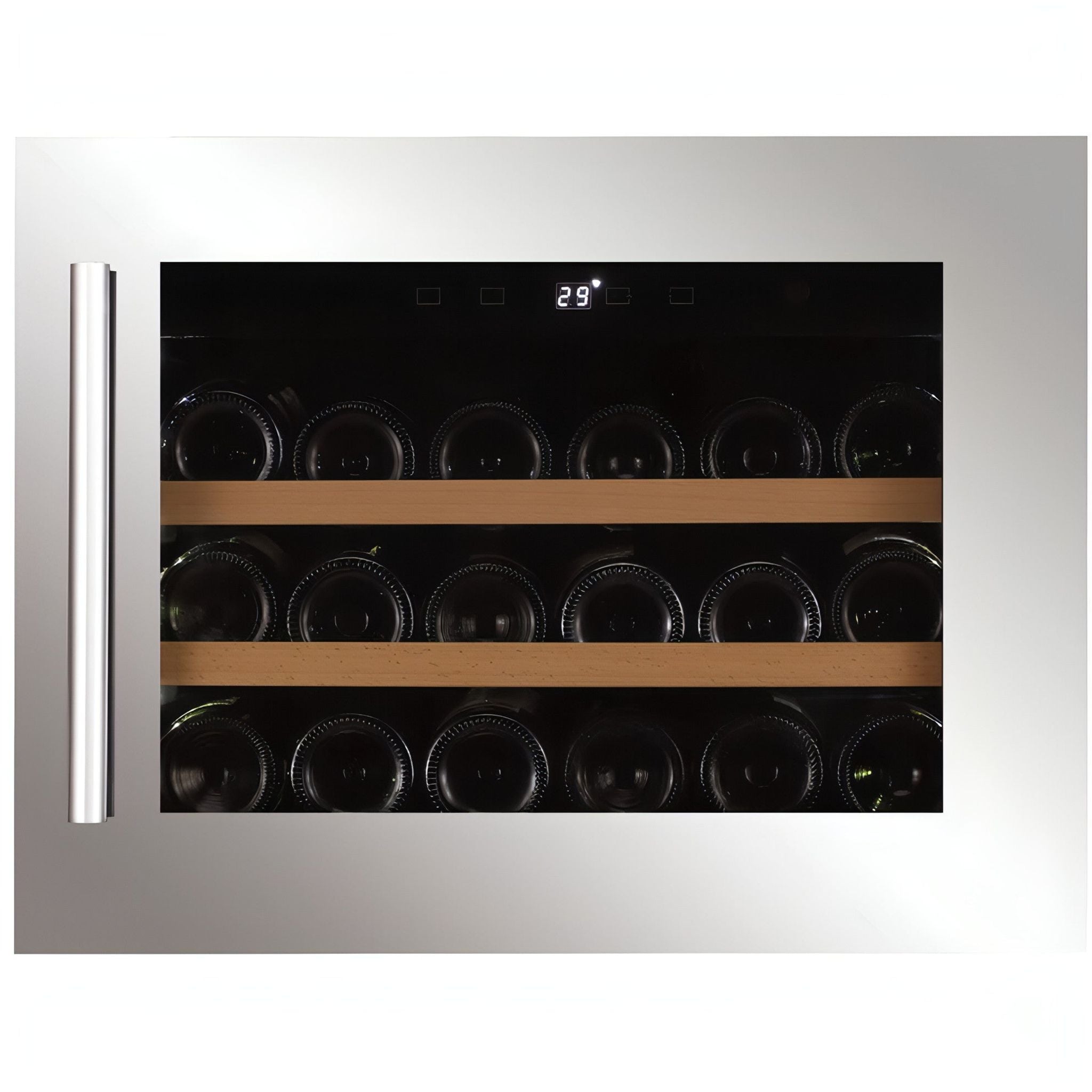 Dunavox SOUL-18 - Single Zone 18 Bottle - Built In / Integrated Wine Cooler - DAVS-18.46SS