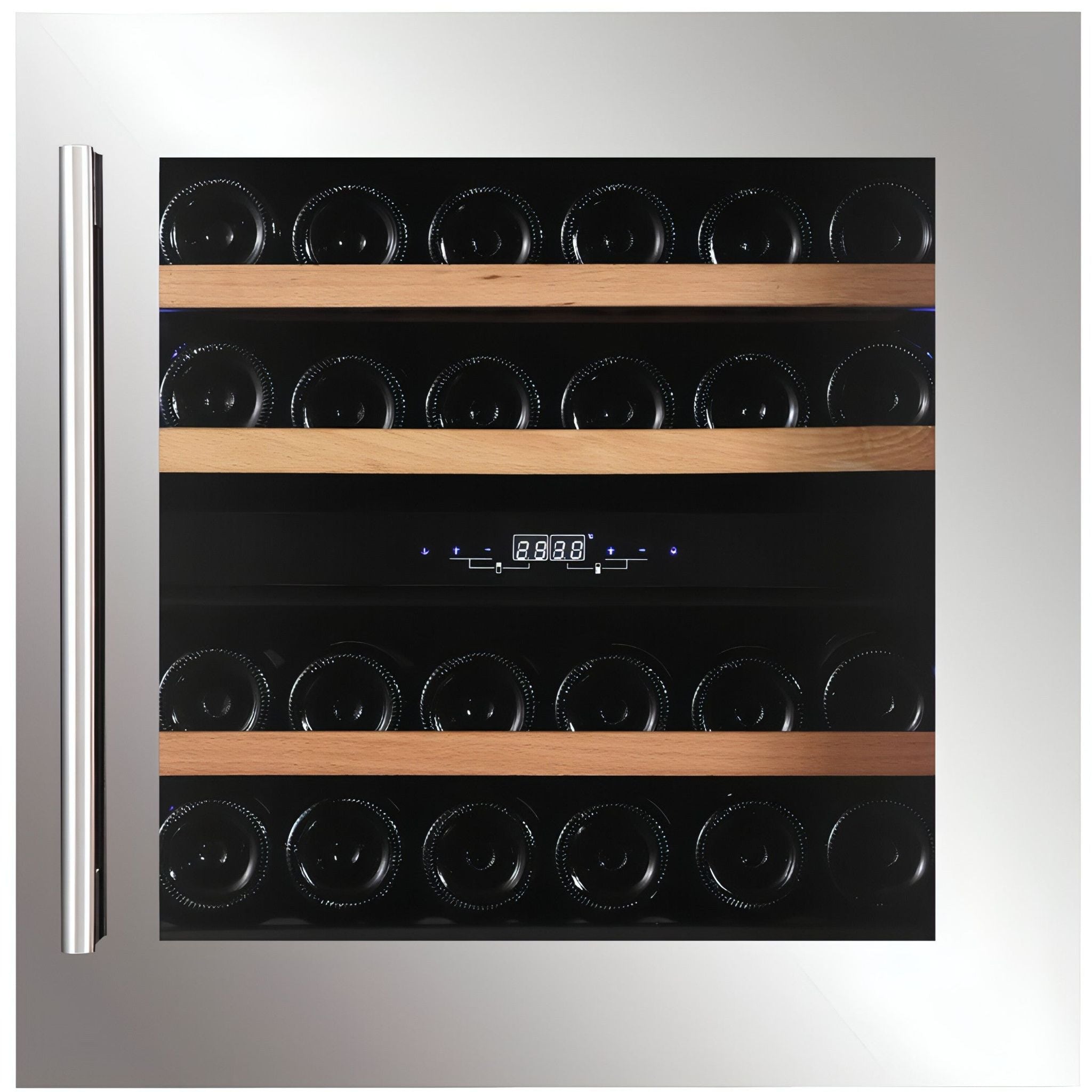 Dunavox SOUL-25 - Dual Zone 25 Bottle - Integrated Wine Cooler - DAVS-25.63DSS