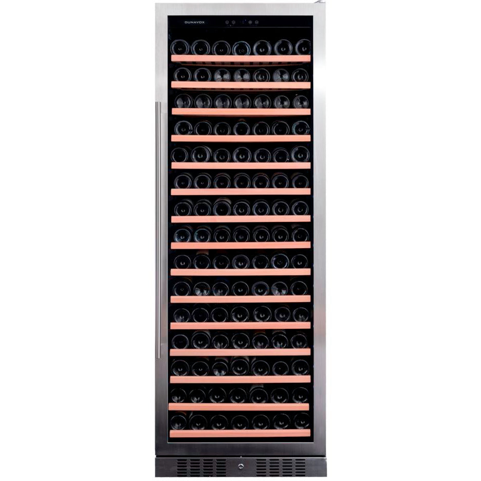 Dunavox GRANDE-194 - 655mm Width - Single Zone 194 Bottle - Built In / Freestanding Wine Cooler - DX-194.490SSK