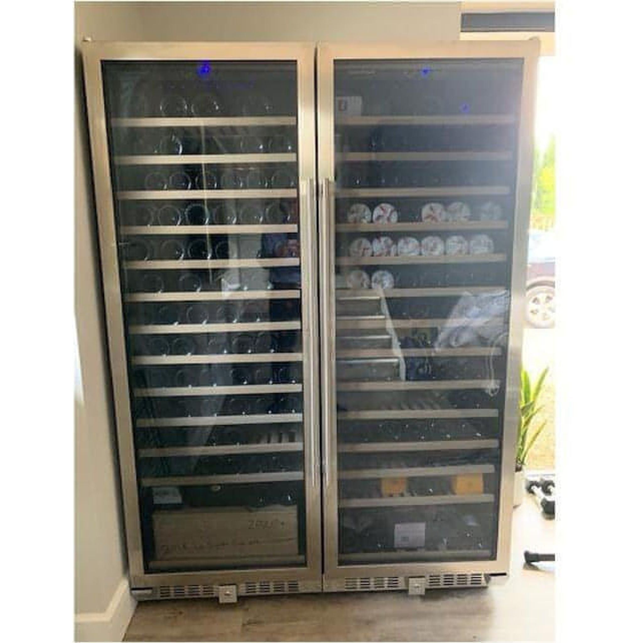 Dunavox GRANDE-194 - 655mm Width - Single Zone 194 Bottle - Built In / Freestanding Wine Cooler - DX-194.490SSK