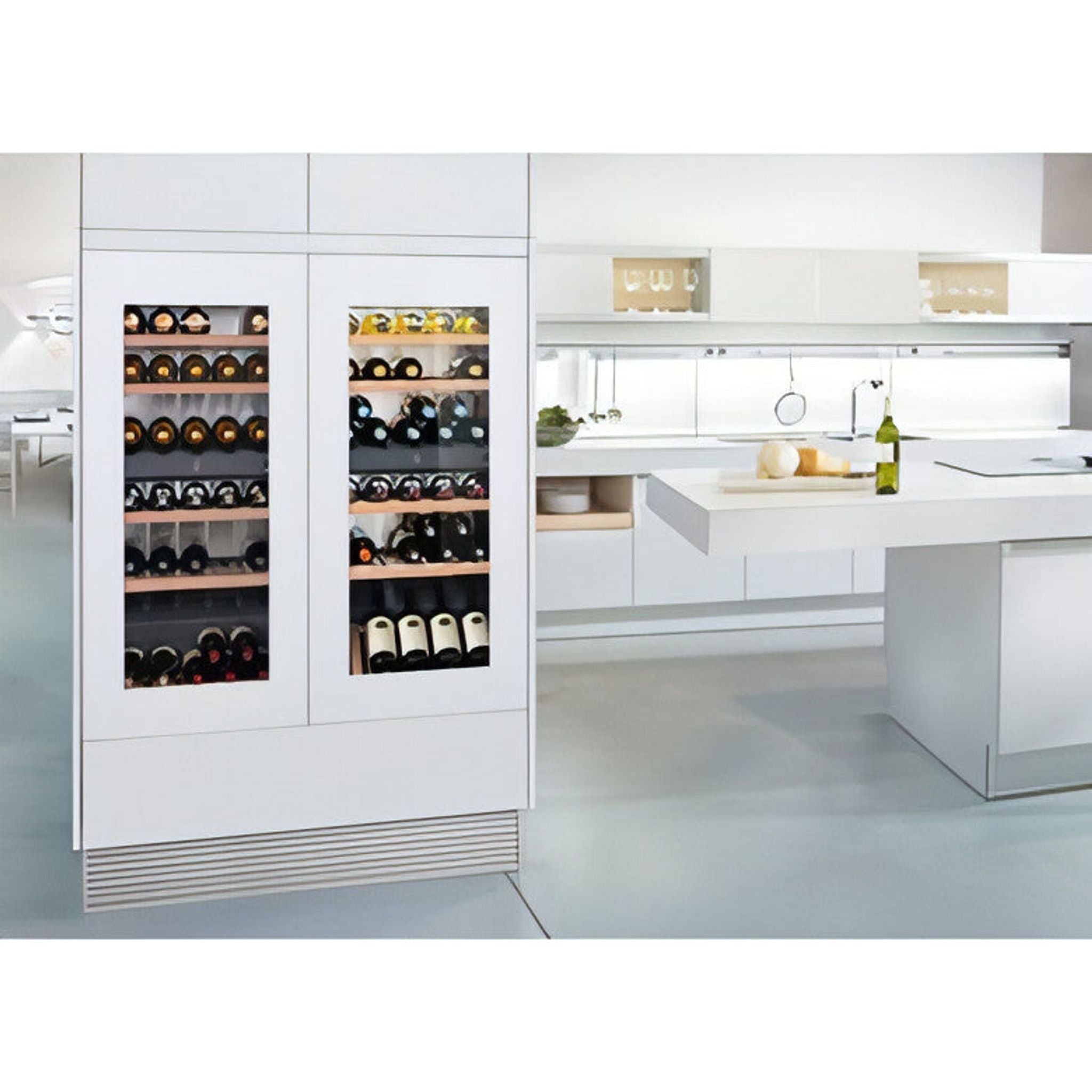 Handleless sales wine cooler