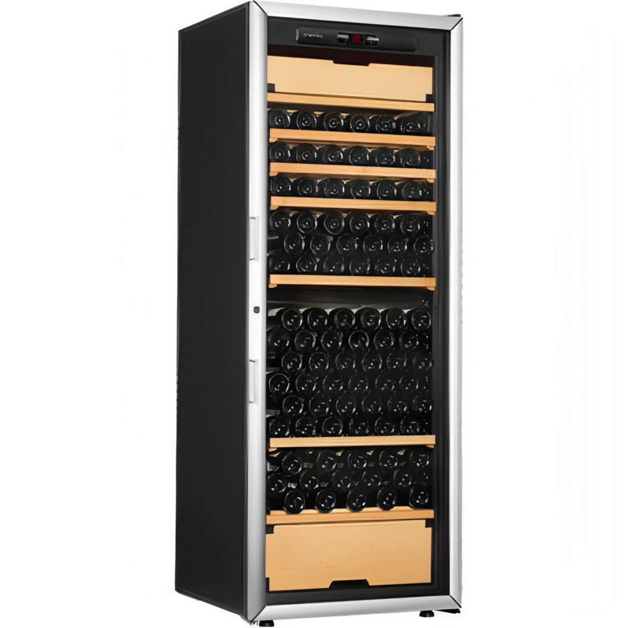 Artevino Oxygen - 199 Bottle Multi Zone Wine Cabinet OXG3T199NVSD - Glass Door
