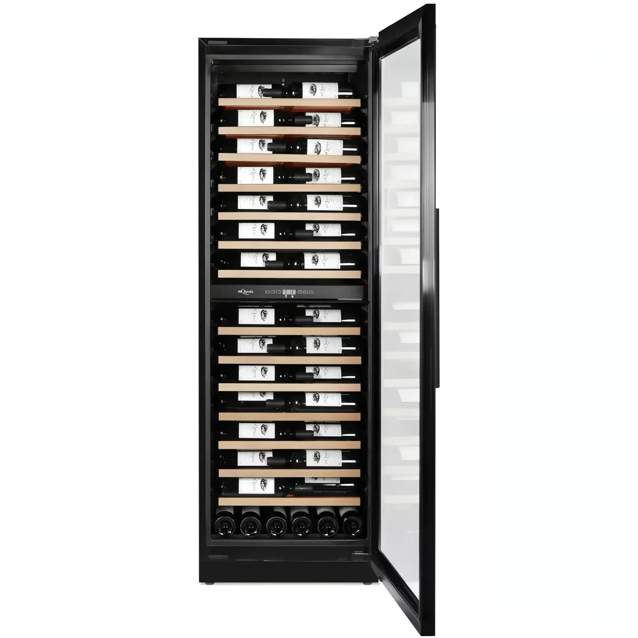 mQuvée - 600mm - Built in/Freestanding - WineCave 187 Anthracite Black Label-view