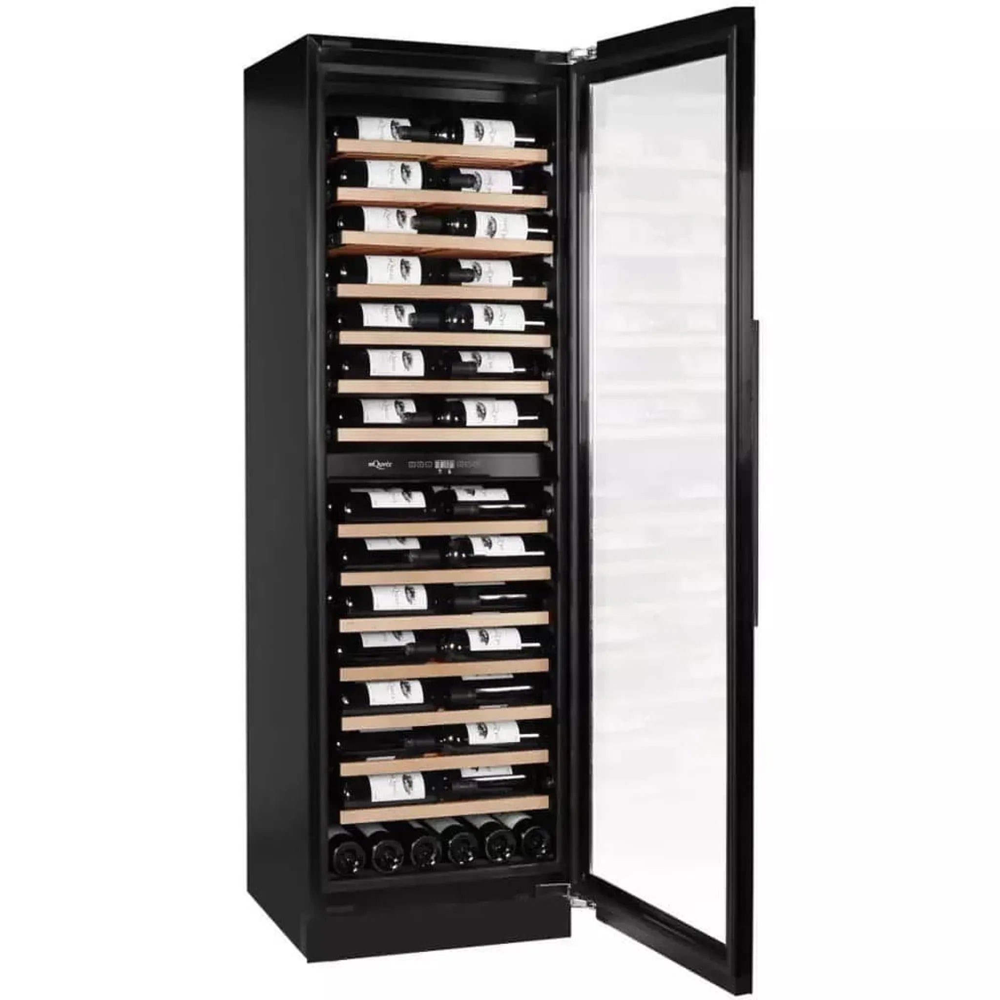 mQuvée - 600mm - Built in/Freestanding - WineCave 187 Anthracite Black Label-view