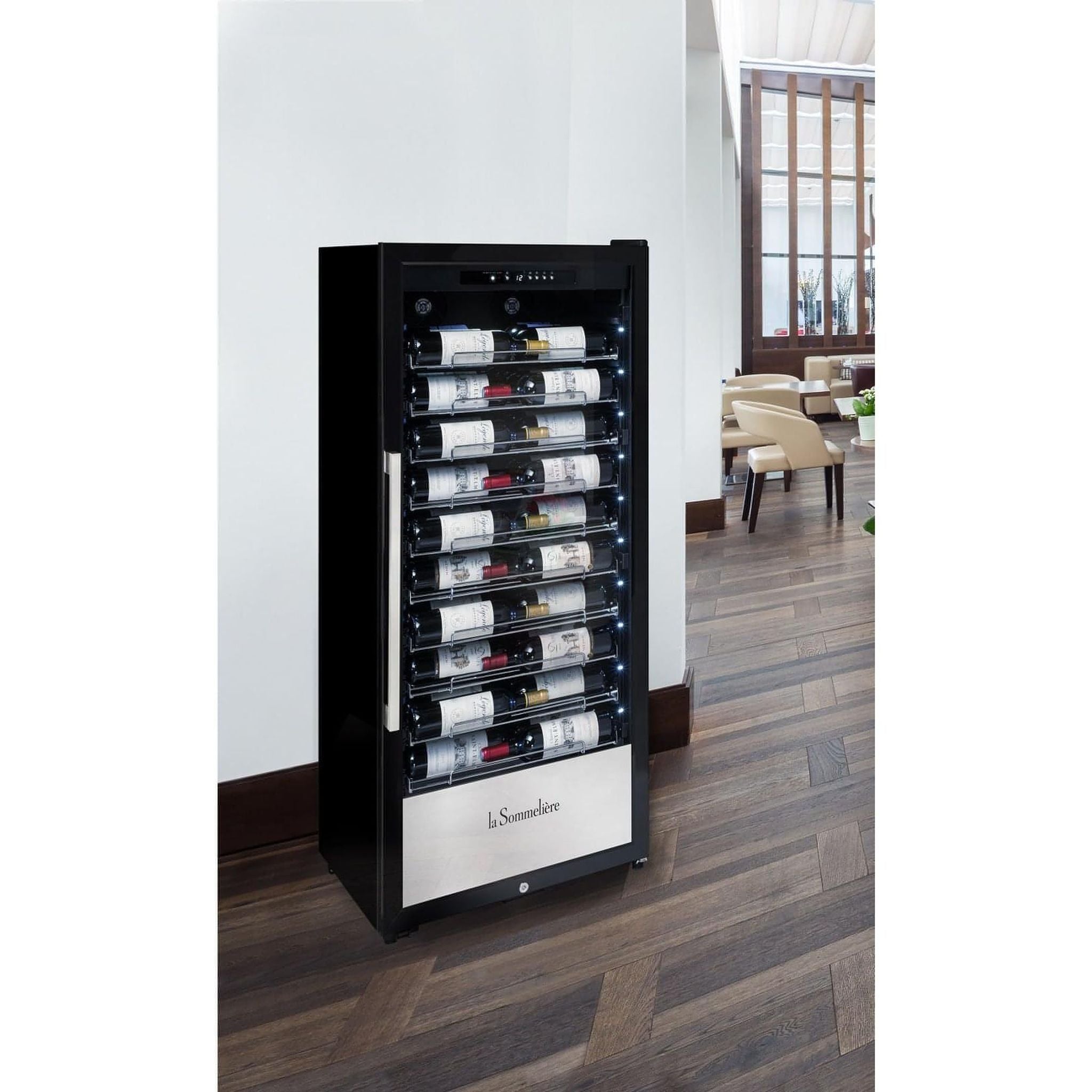 #not in use La Sommeliere - 107 Bottle Freestanding Single Zone Wine Cabinet PRO110