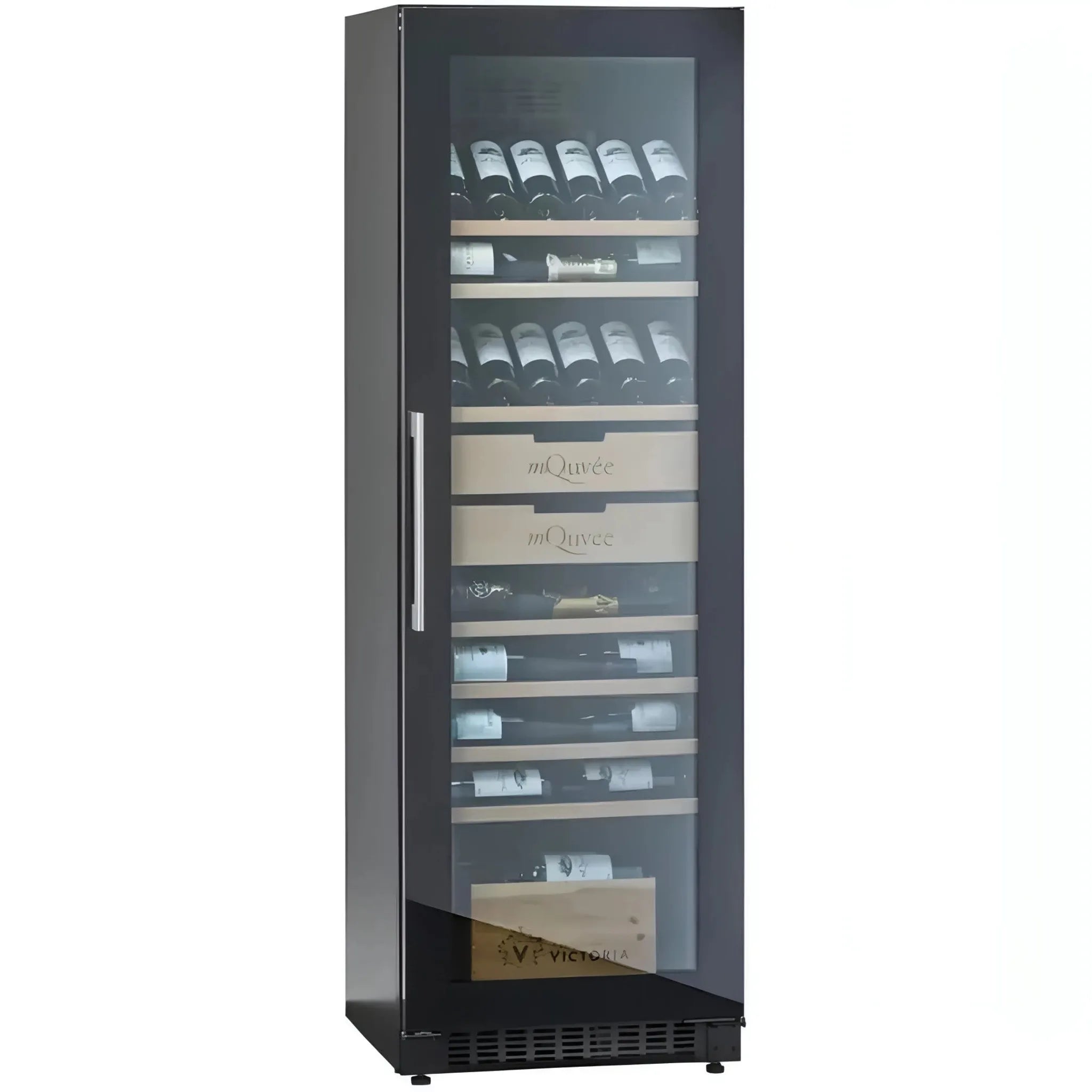 mQuvée - 600mm - Built in/Freestanding - Wine Cabinet - Velvet 125 Glass